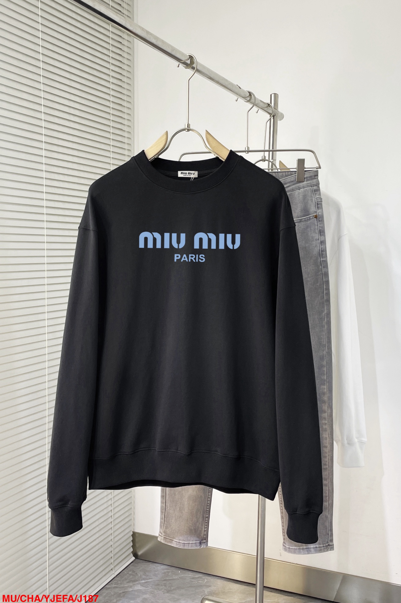 Miu Miu Hoodie Cotton Printed M-l-xl-182160