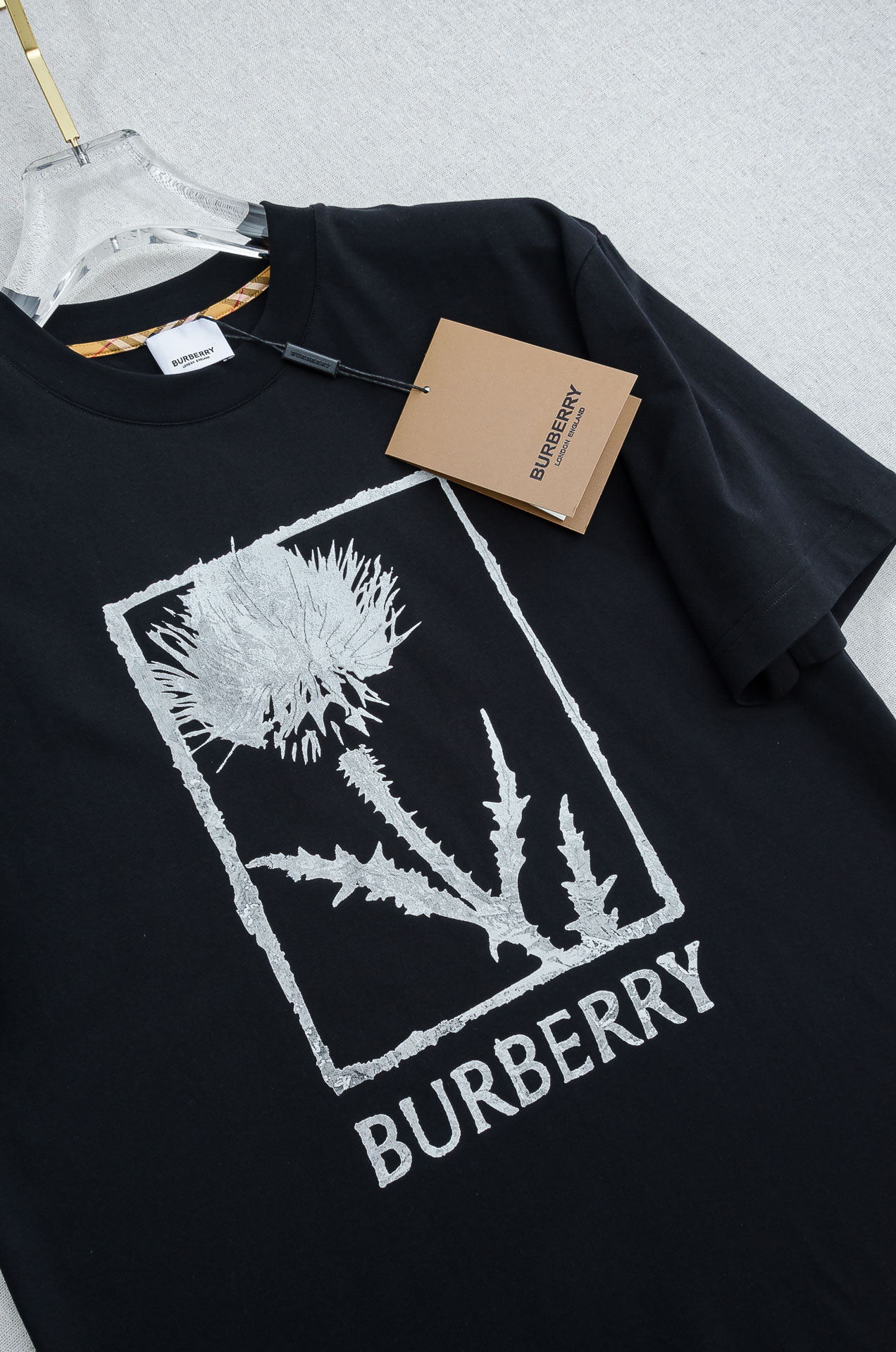 Burberry Male Basic Clothing Cotton Printed S-xl