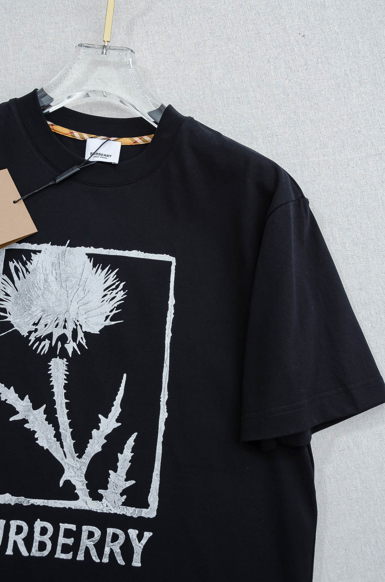 Burberry Male Basic Clothing Cotton Printed S-xl