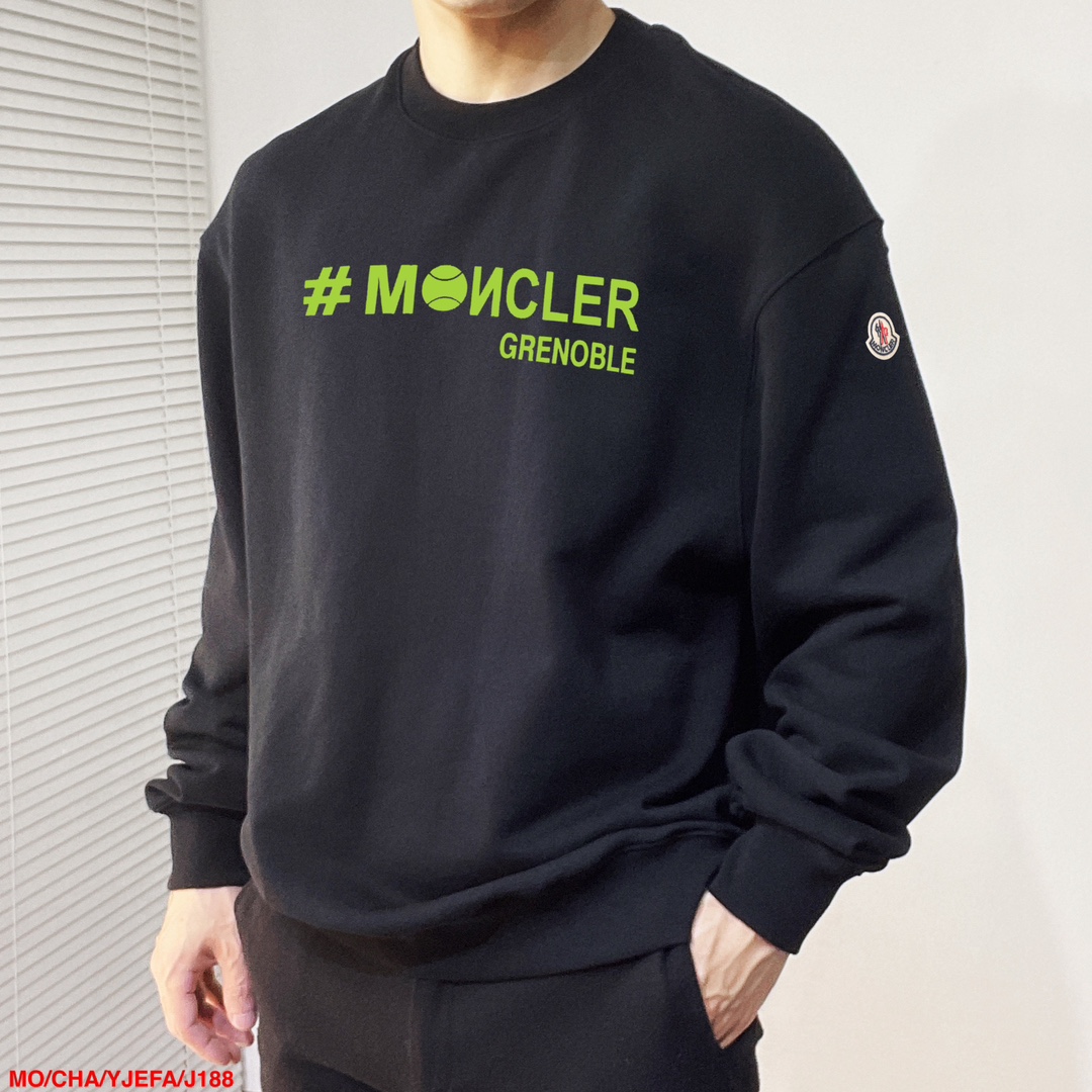 Moncler Hoodie Cotton Printed M-l-xl-182160
