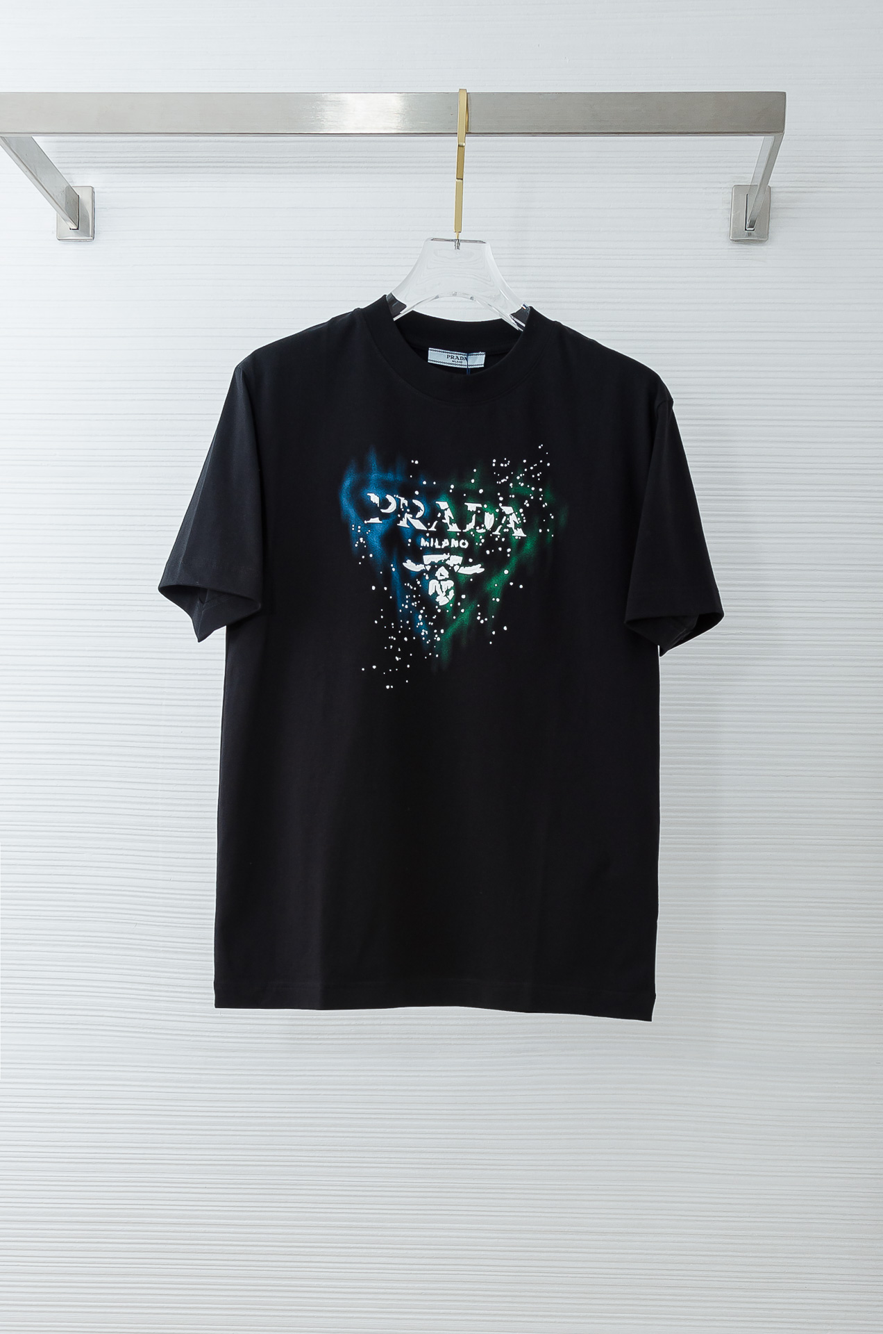 Prada Male Basic Clothing Cotton Printed S-xl