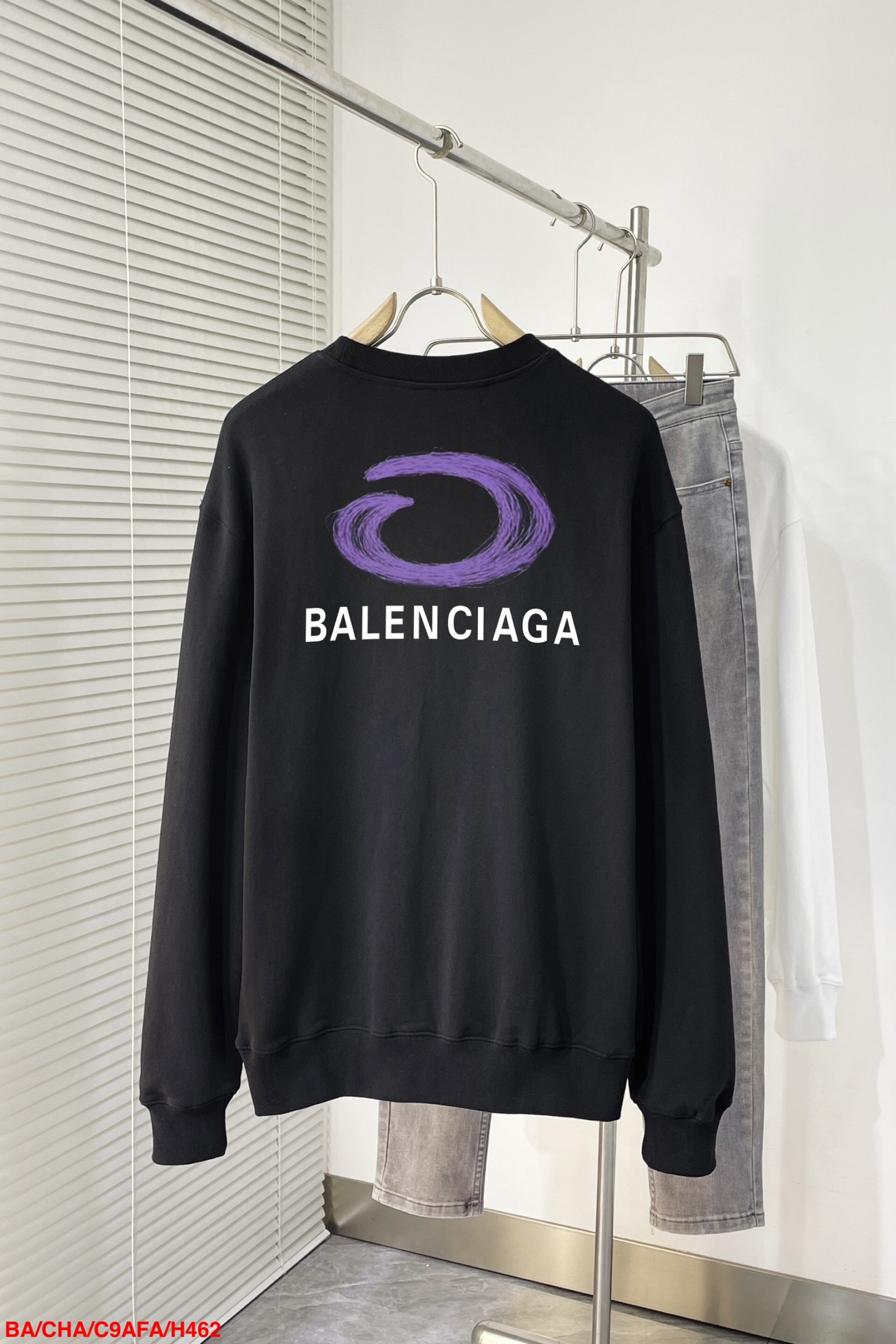 Balenciaga Hoodie Cotton Printed M-l-xl-182160