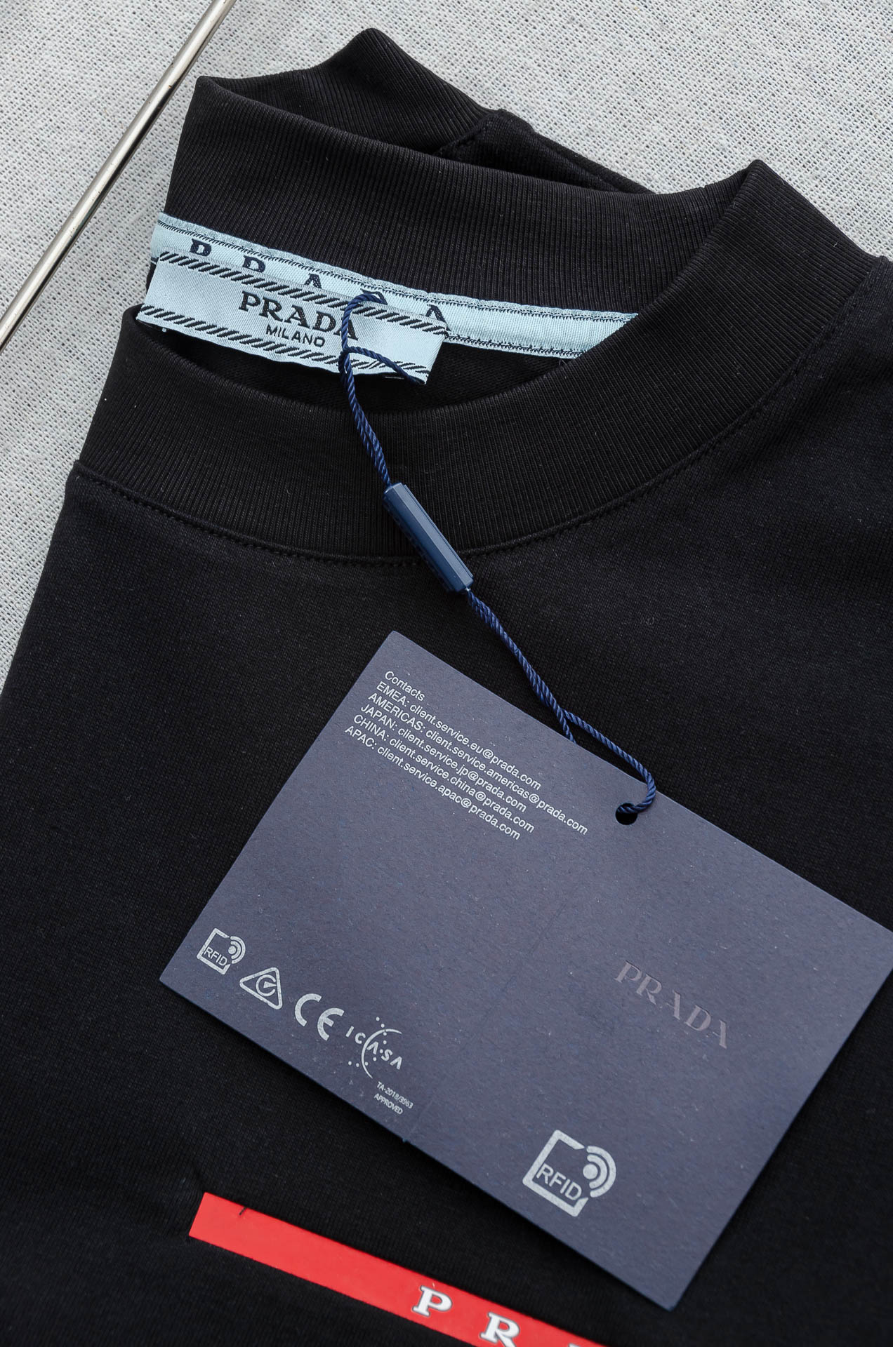 Prada Male Basic Clothing Cotton Slim Fit S-xl