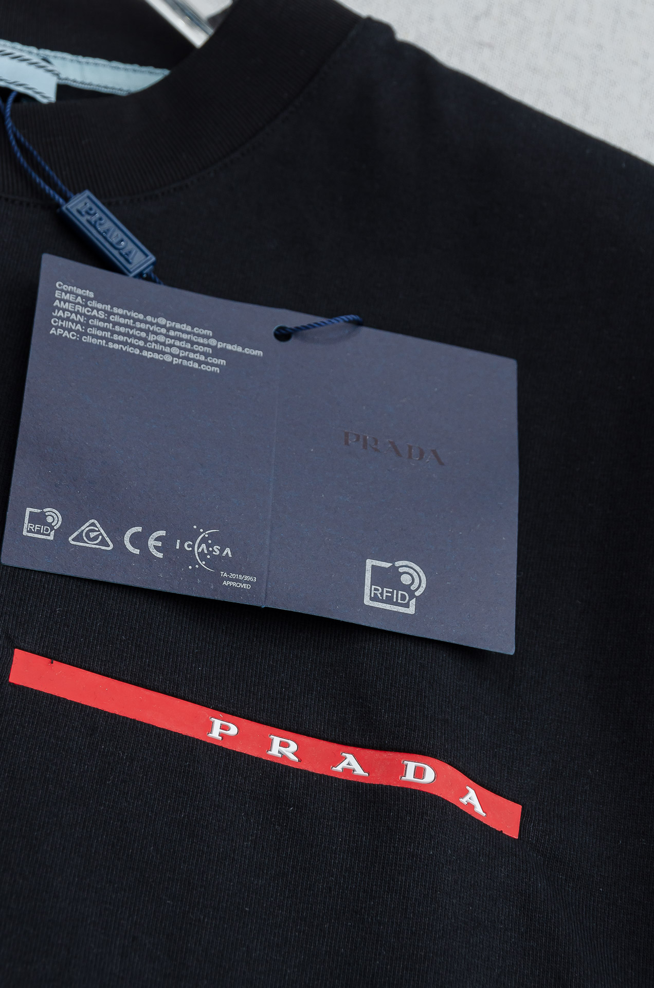 Prada Male Basic Clothing Cotton Slim Fit S-xl