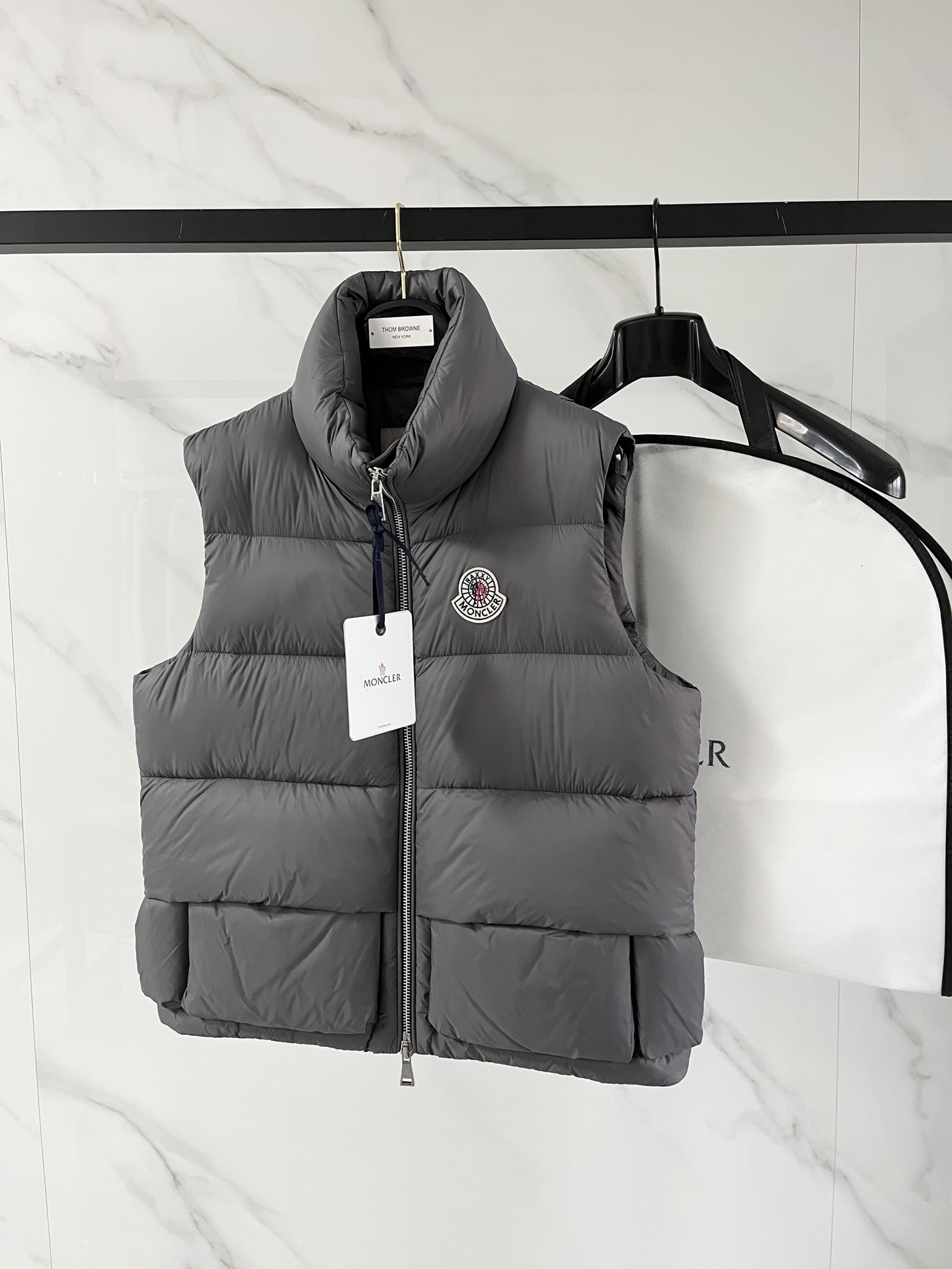 Moncler Female Down Vest Black Couple Style S-m-l