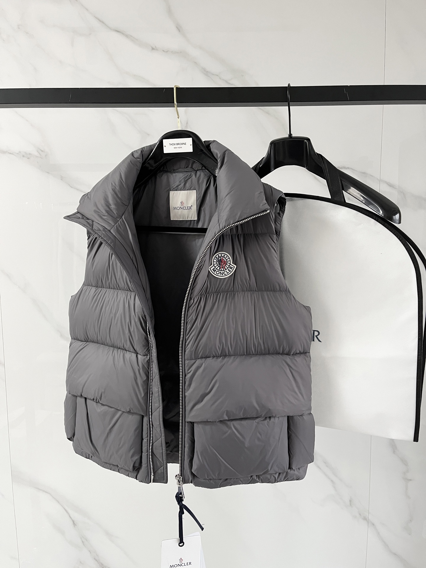 Moncler Female Down Vest Black Couple Style S-m-l