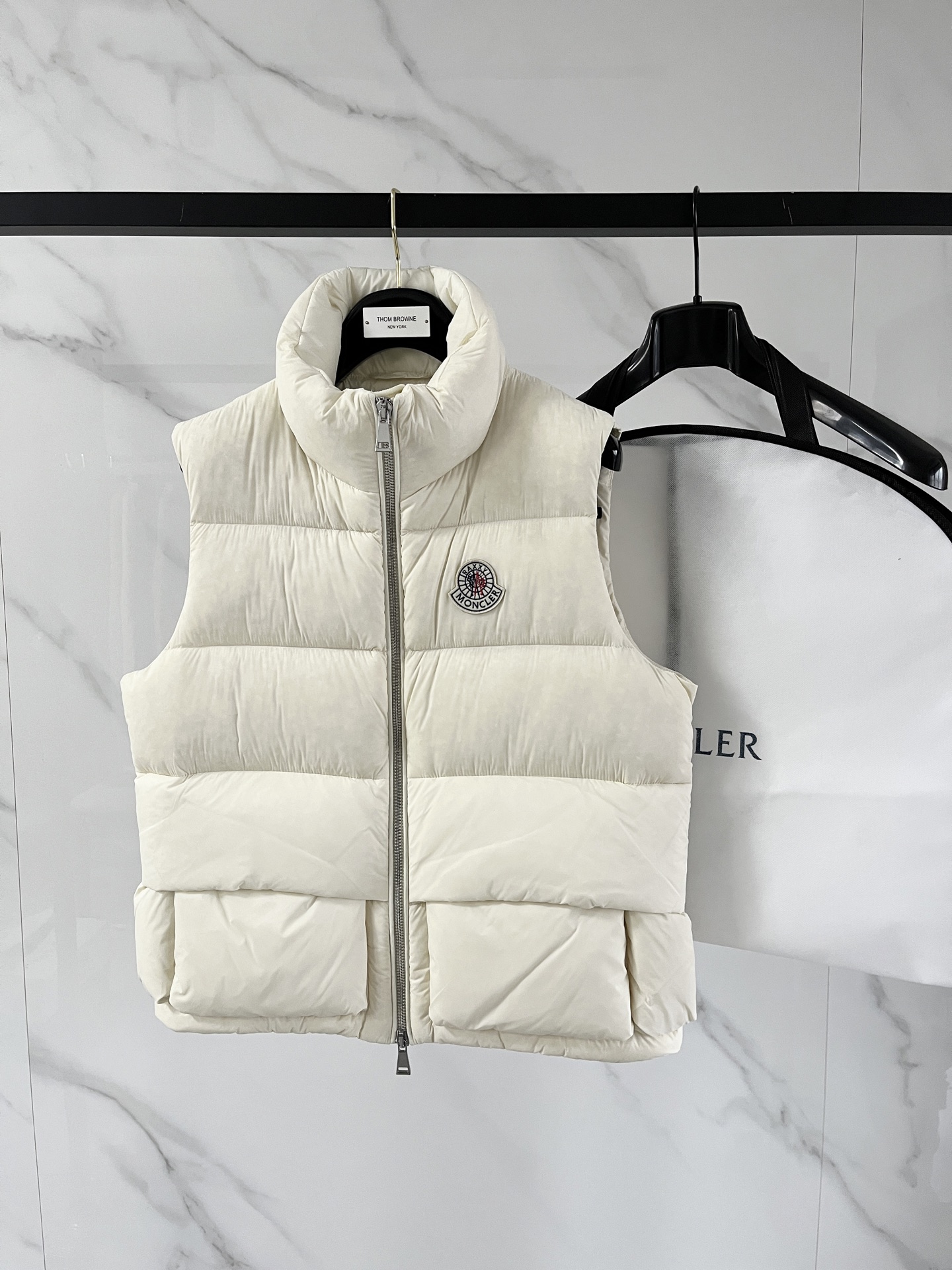 Moncler Female Down Vest Black Couple Style S-m-l