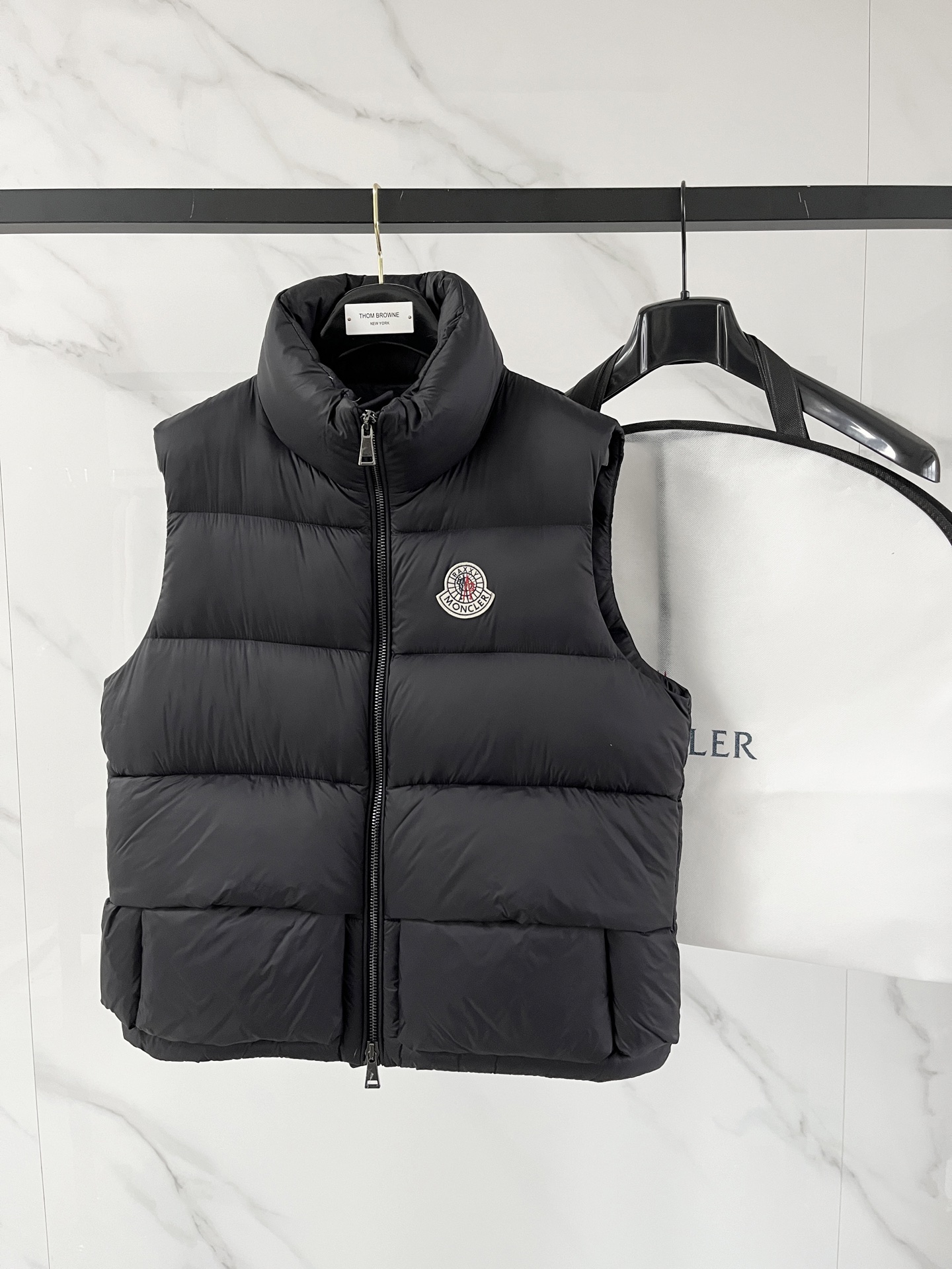 Moncler Female Down Vest Black Couple Style S-m-l