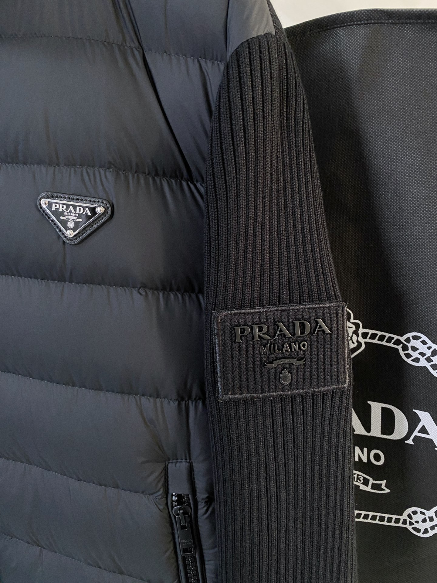 Burberry Male Jacket Knitted Black