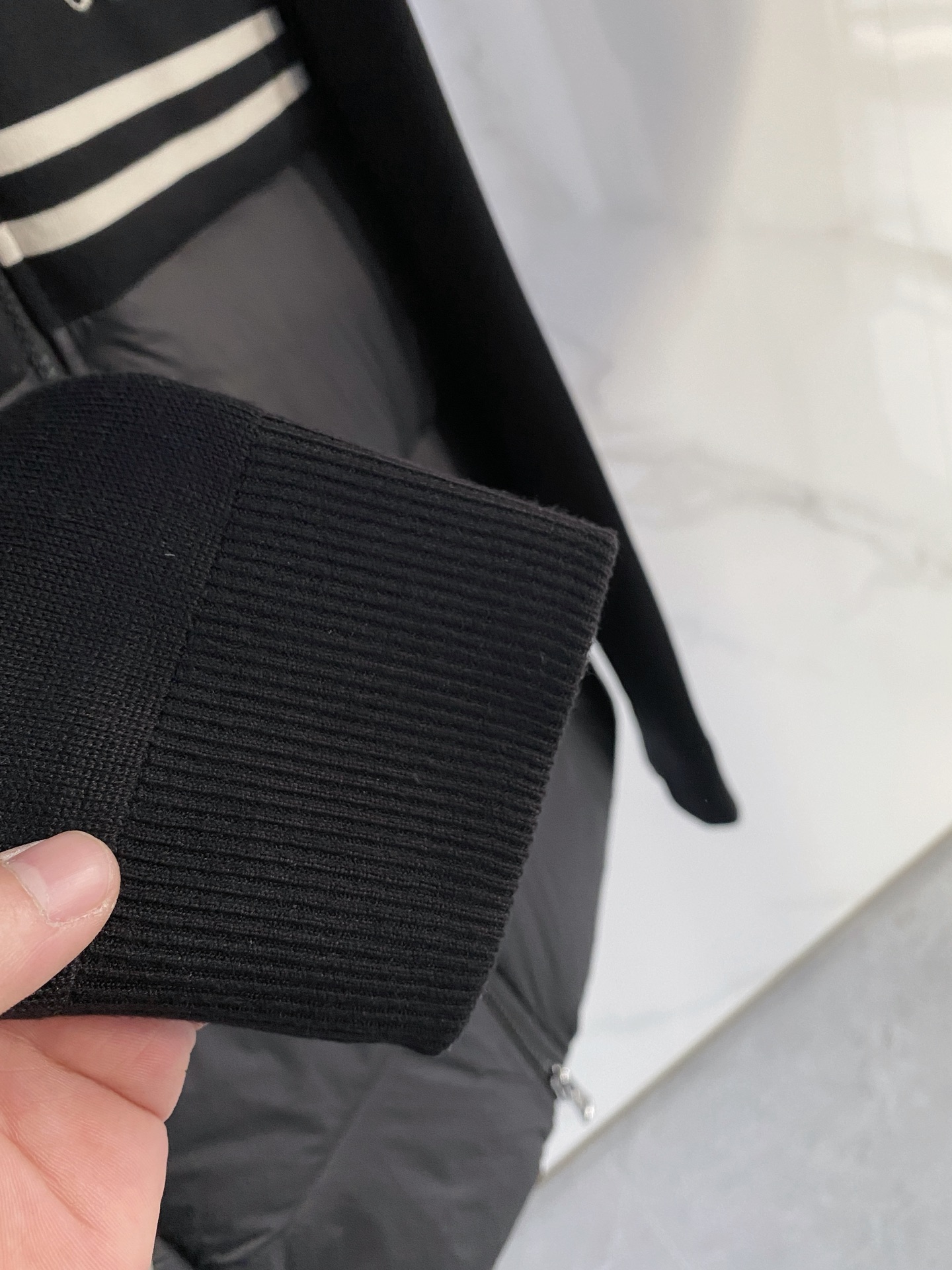 Burberry Male Jacket Knitted Black