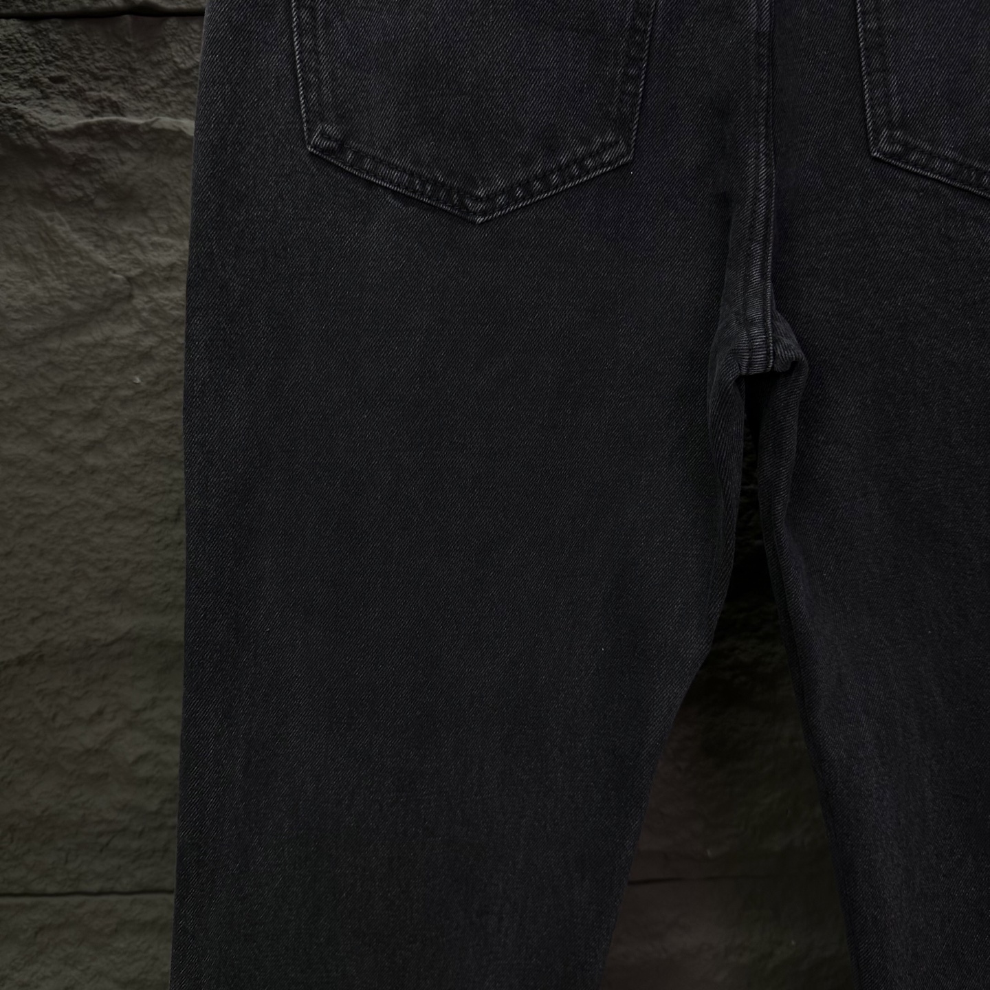 Loewe Couple Jeans Black Loose Fit L