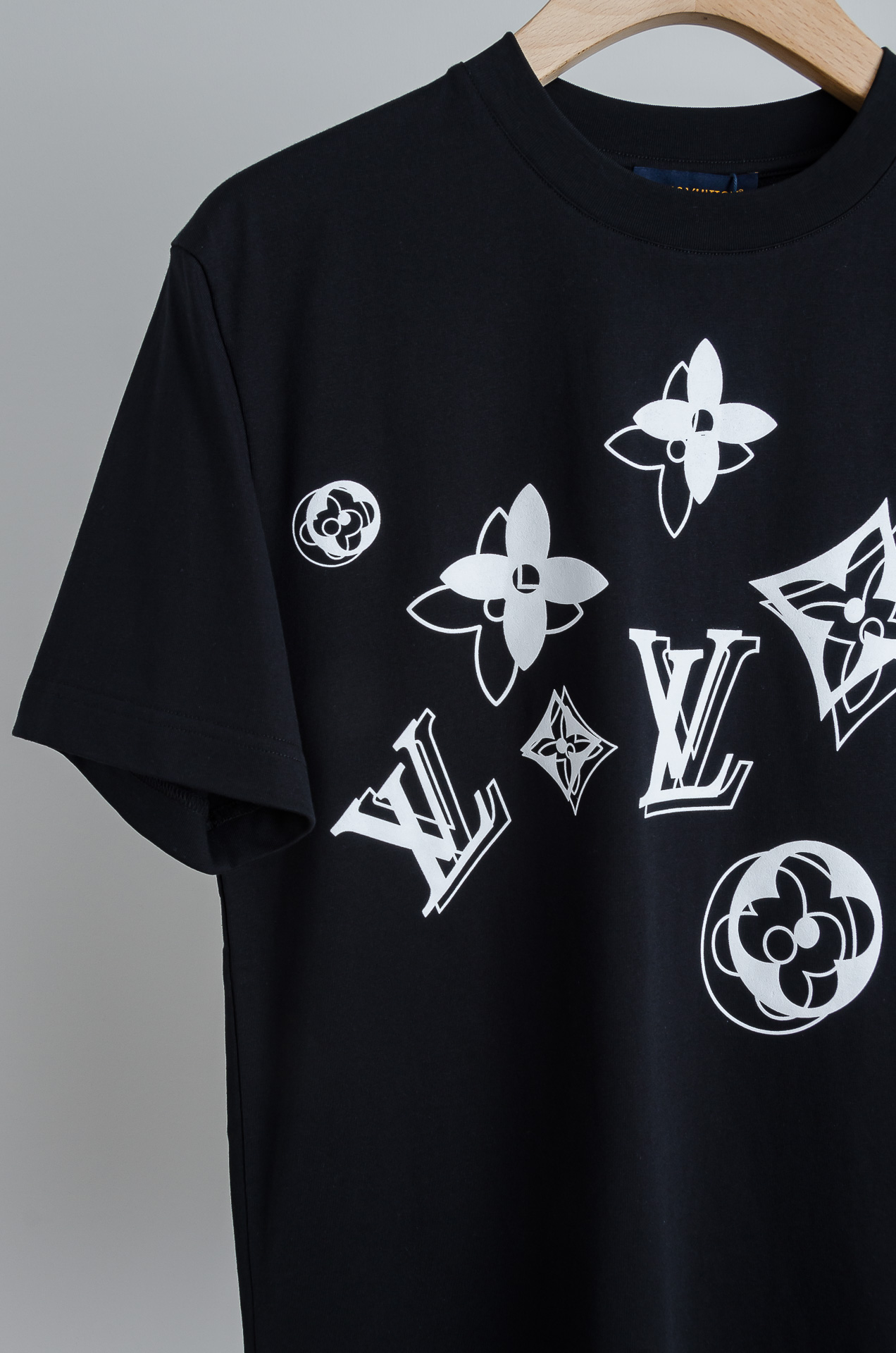 Louis Vuitton Male Basic Clothing Cotton Printed S-l-xl