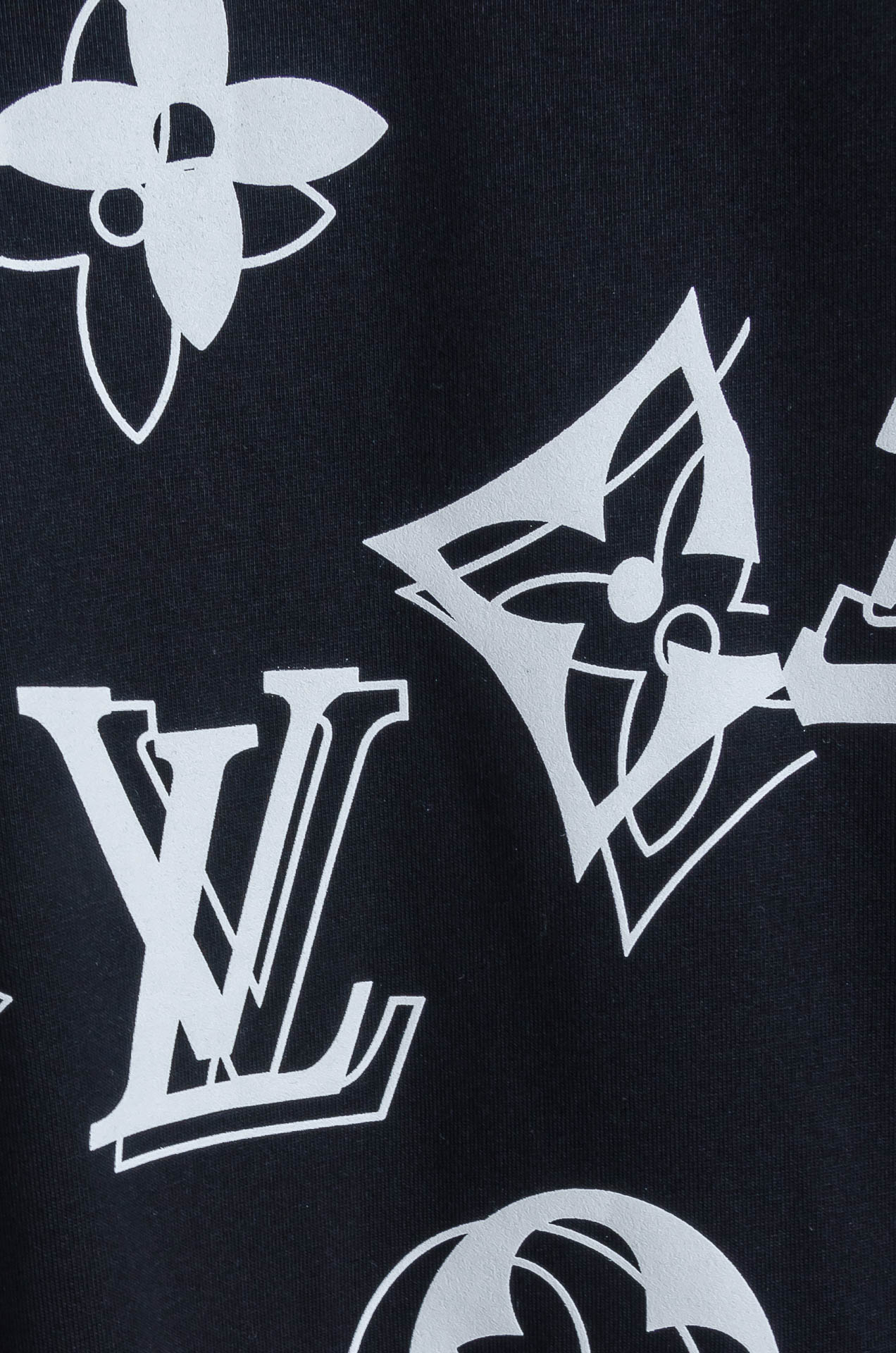 Louis Vuitton Male Basic Clothing Cotton Printed S-l-xl