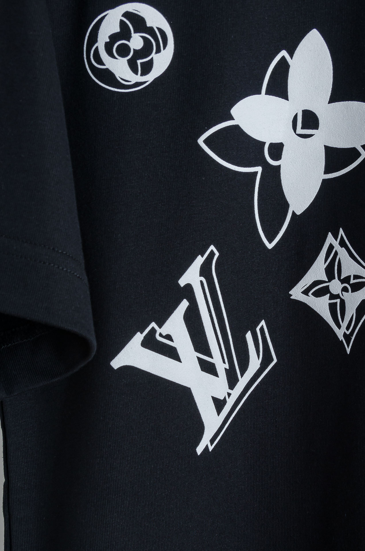 Louis Vuitton Male Basic Clothing Cotton Printed S-l-xl