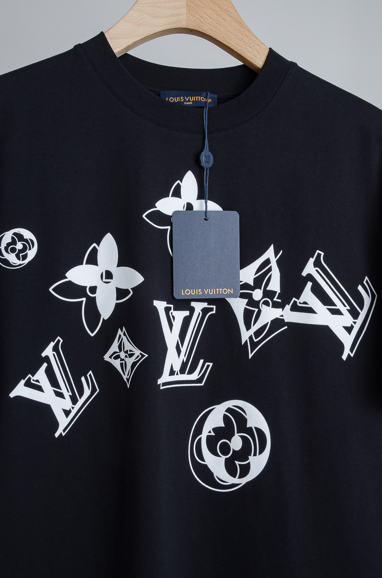 Louis Vuitton Male Basic Clothing Cotton Printed S-l-xl