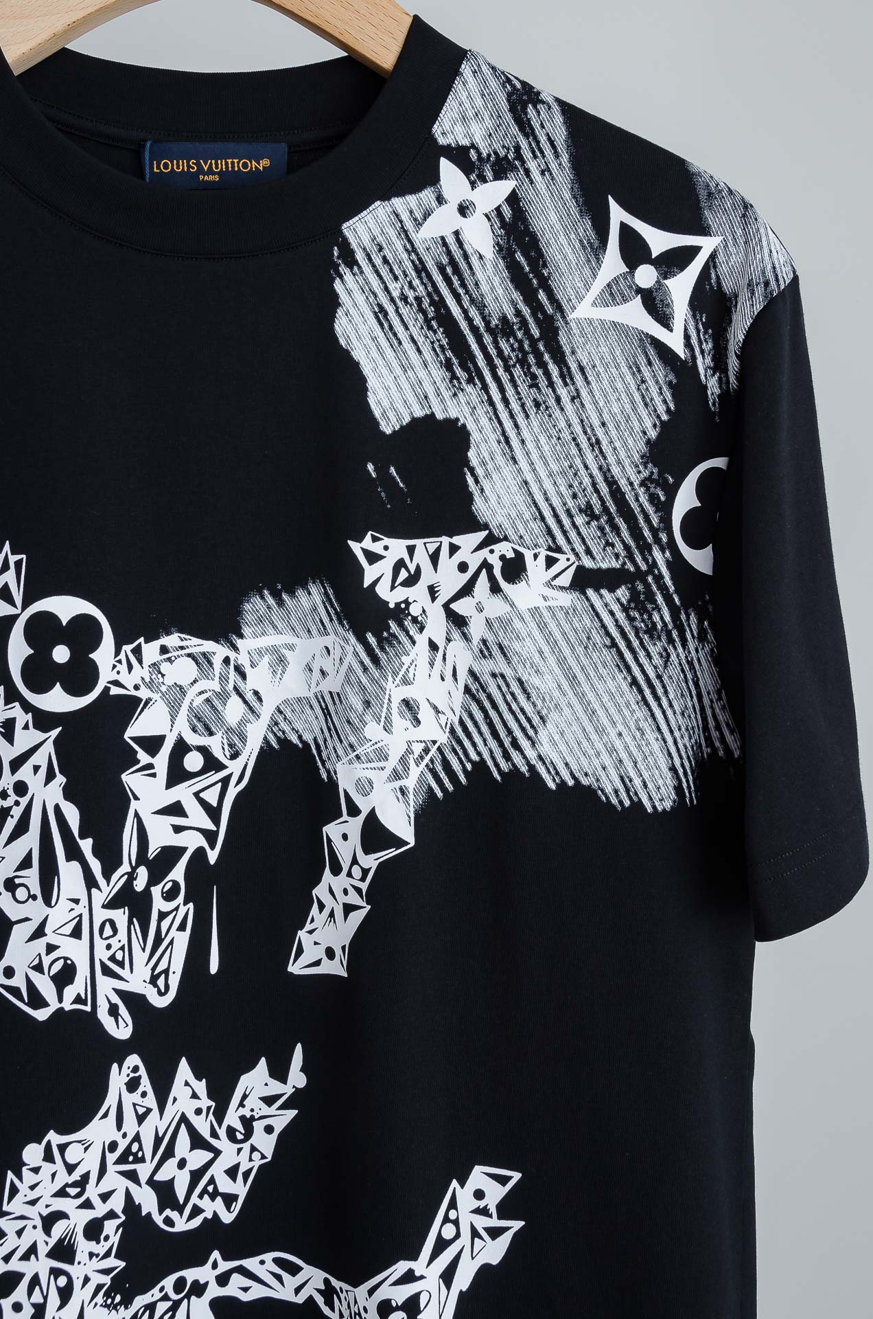 Louis Vuitton Male Basic Clothing Cotton Printed S-l-xl