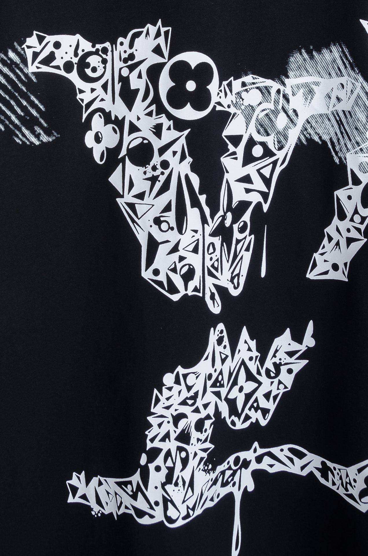 Louis Vuitton Male Basic Clothing Cotton Printed S-l-xl