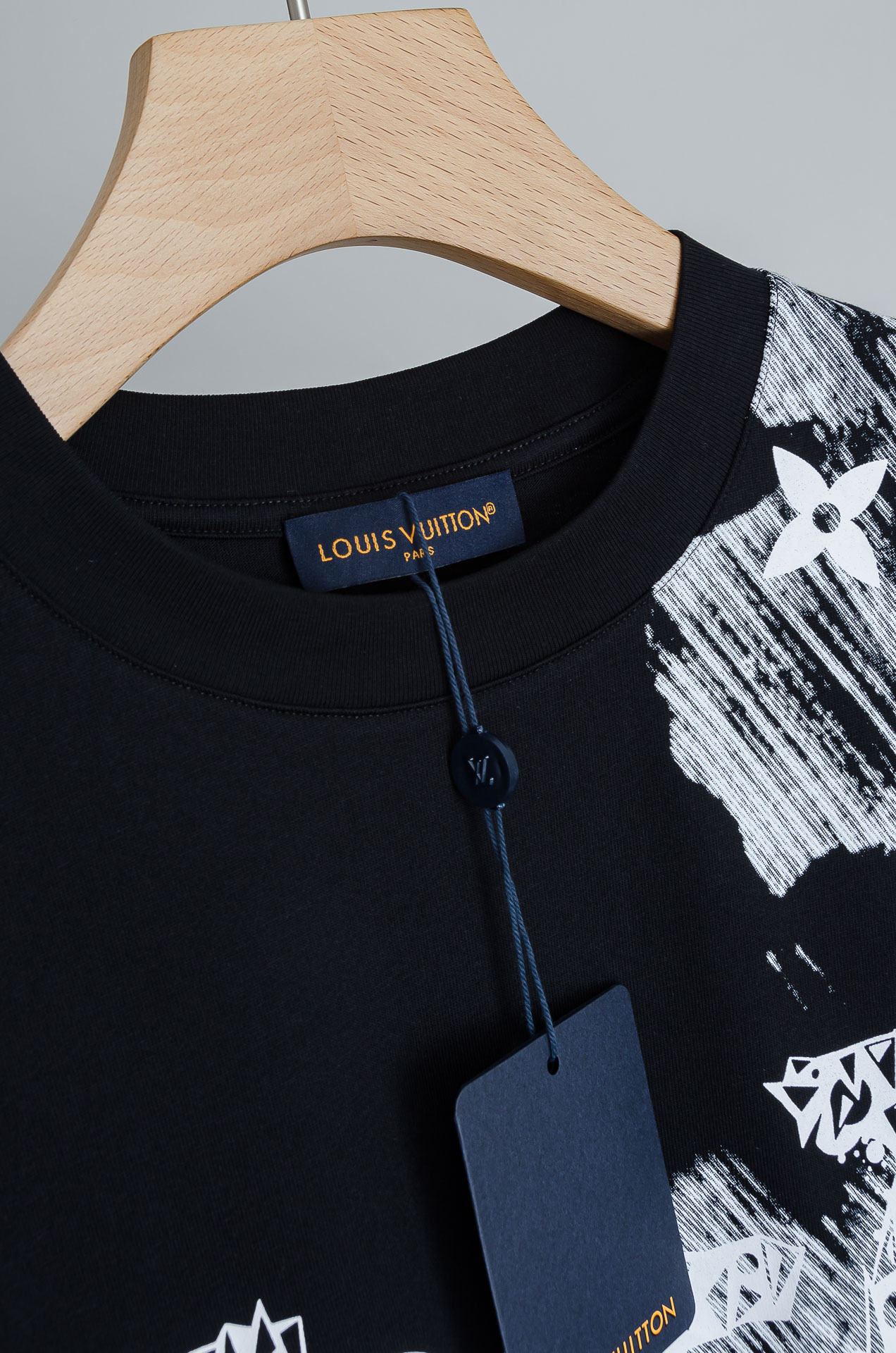 Louis Vuitton Male Basic Clothing Cotton Printed S-l-xl