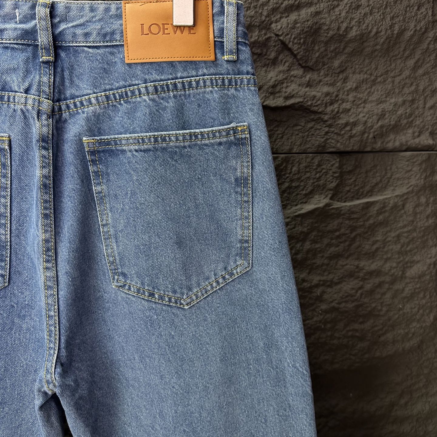 Loewe Couple Jeans Blue Loose Fit L