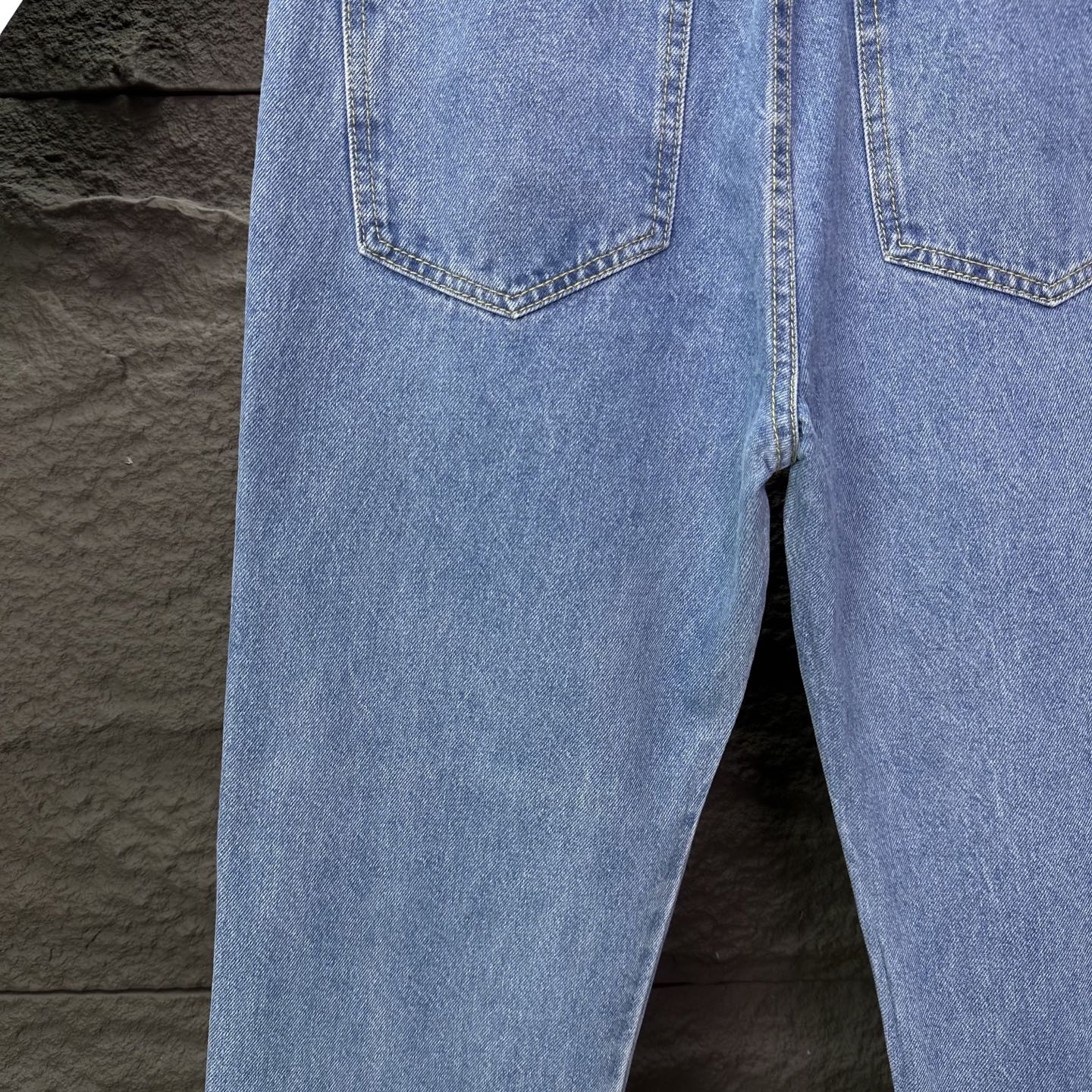 Loewe Couple Jeans Blue Loose Fit L