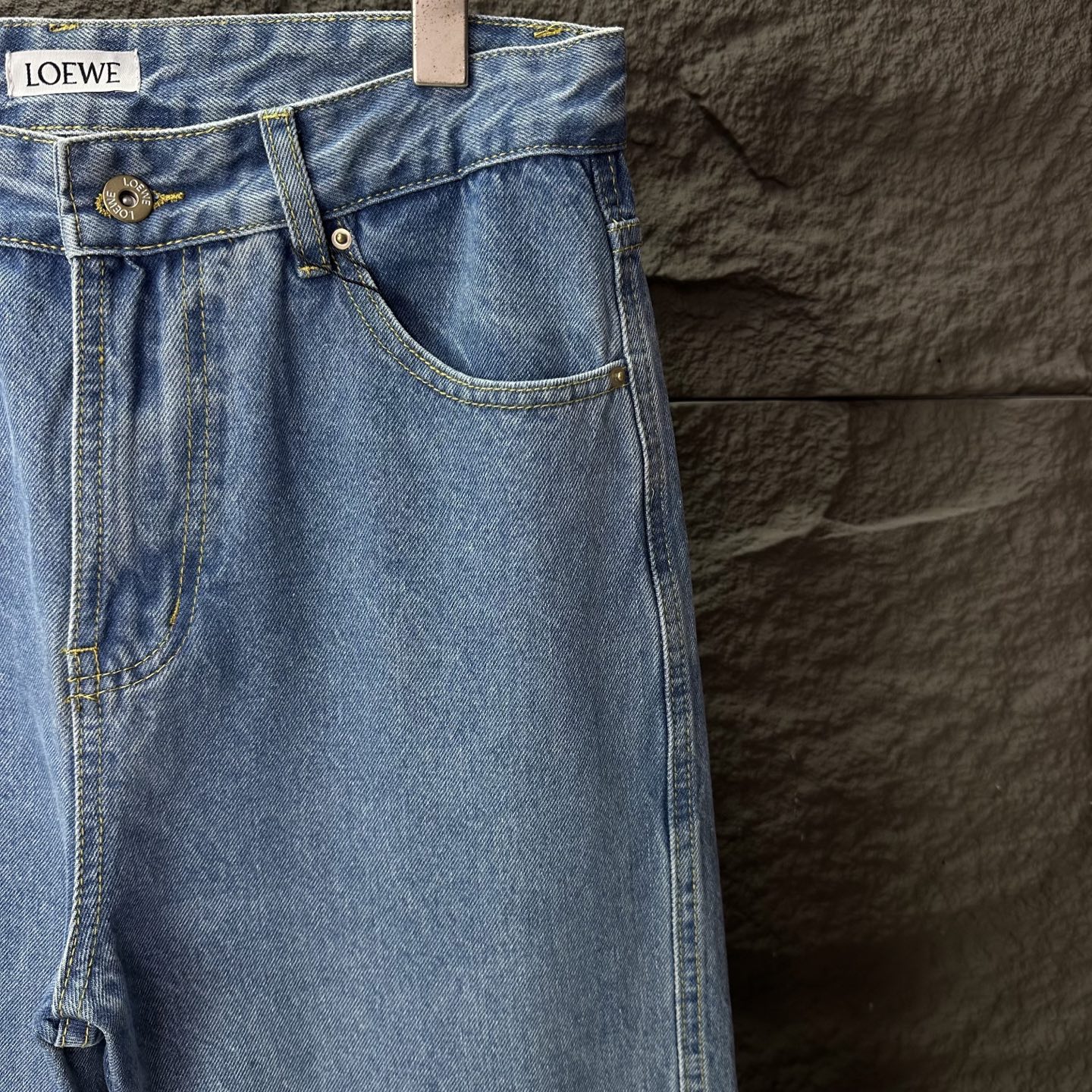 Loewe Couple Jeans Blue Loose Fit L