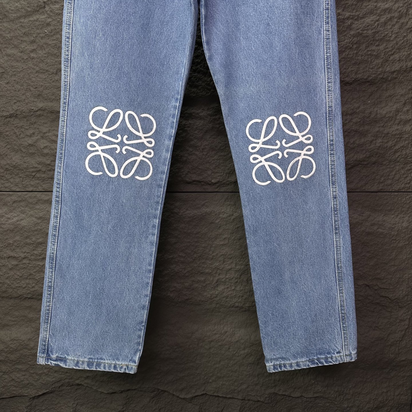 Loewe Couple Jeans Blue Loose Fit L