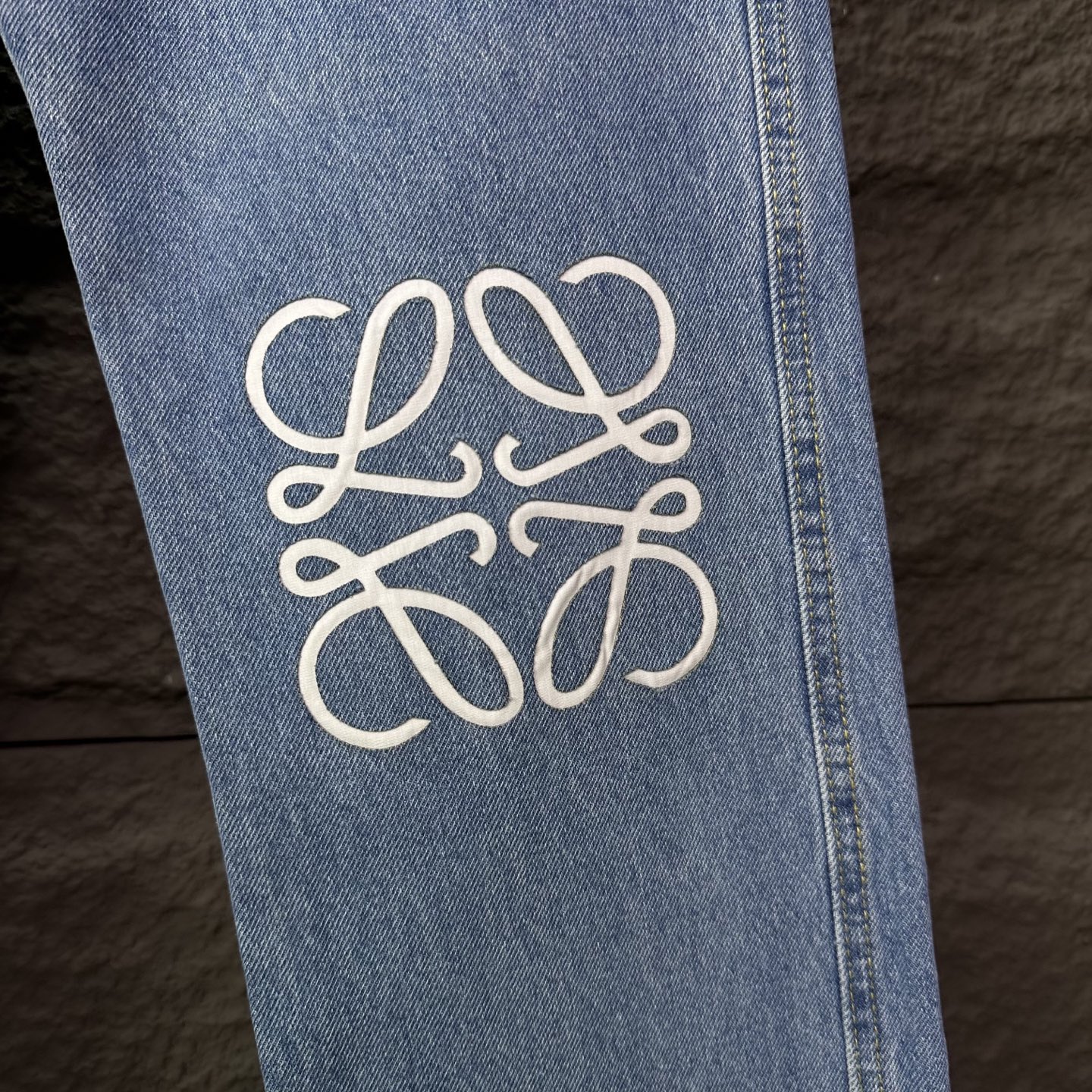 Loewe Couple Jeans Blue Loose Fit L