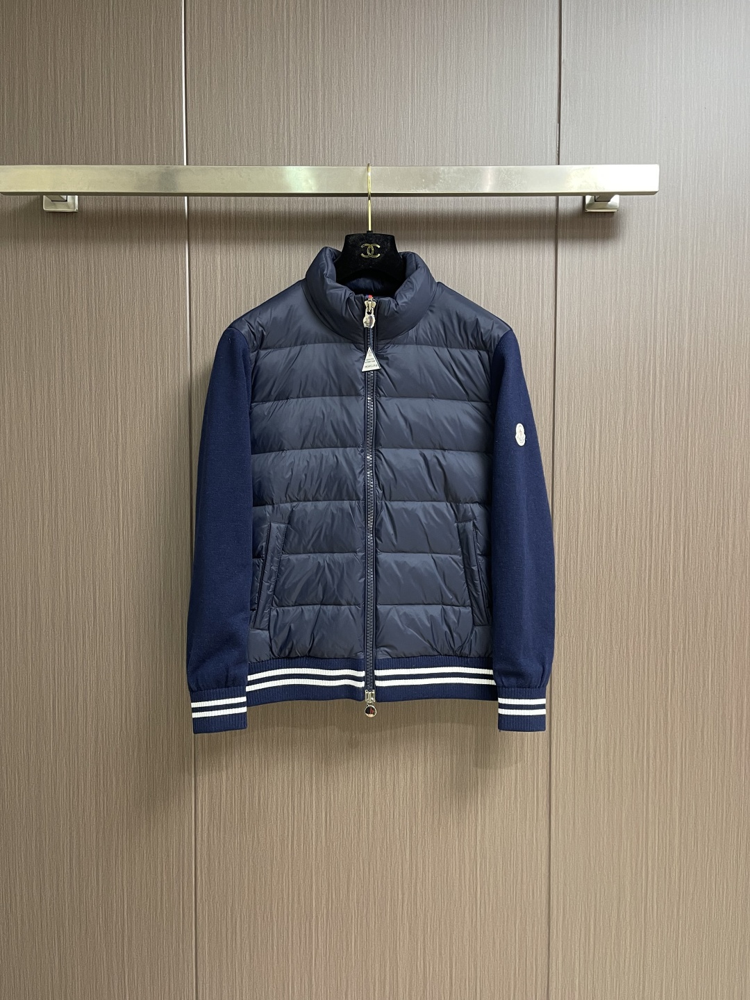 Moncler Couple Down Jacket Knitted M-l