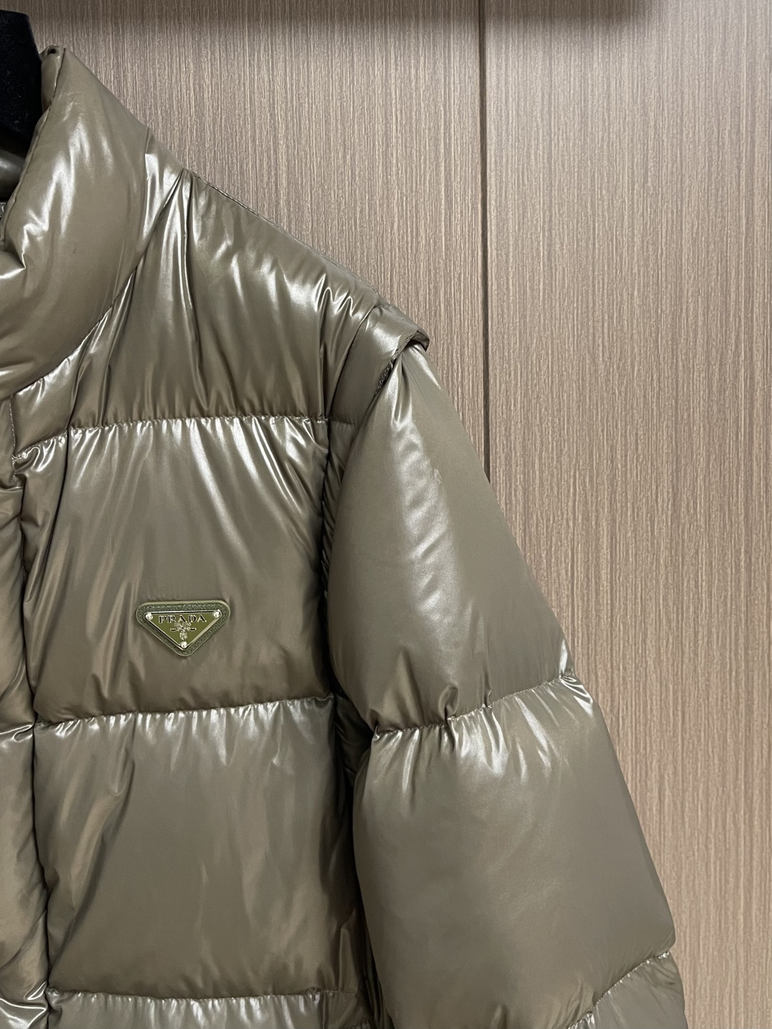 Prada Down Jacket White Duck Down Loose Fit S-m-l-xl