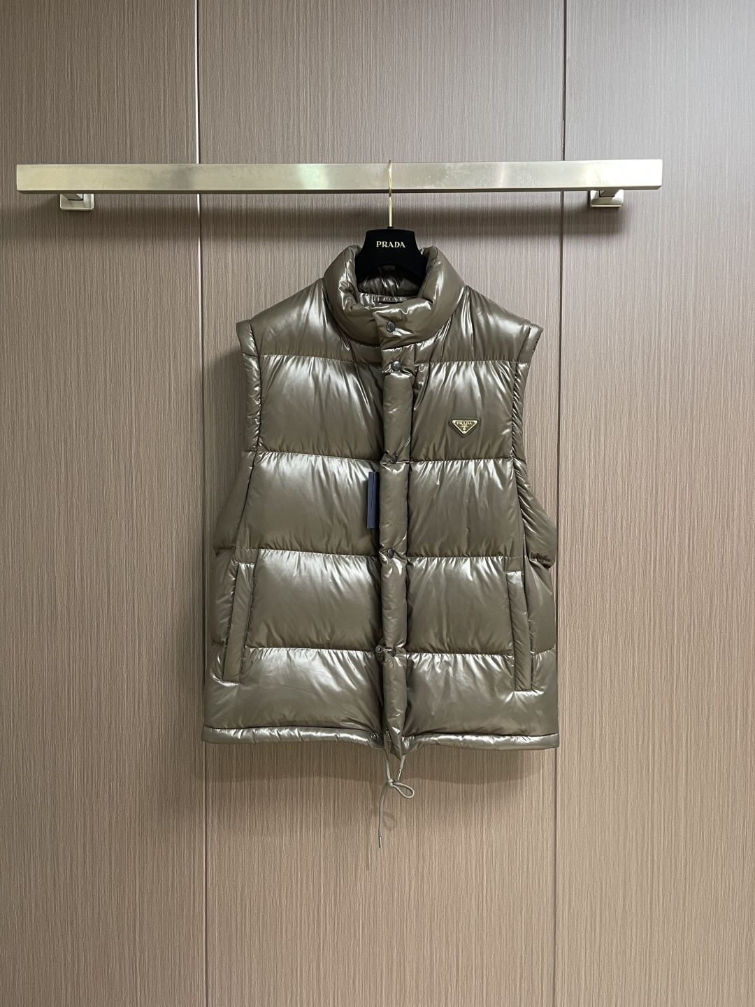 Prada Down Jacket White Duck Down Loose Fit S-m-l-xl