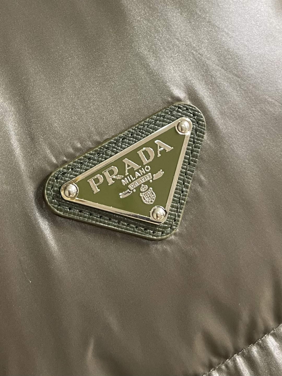 Prada Down Jacket White Duck Down Loose Fit S-m-l-xl