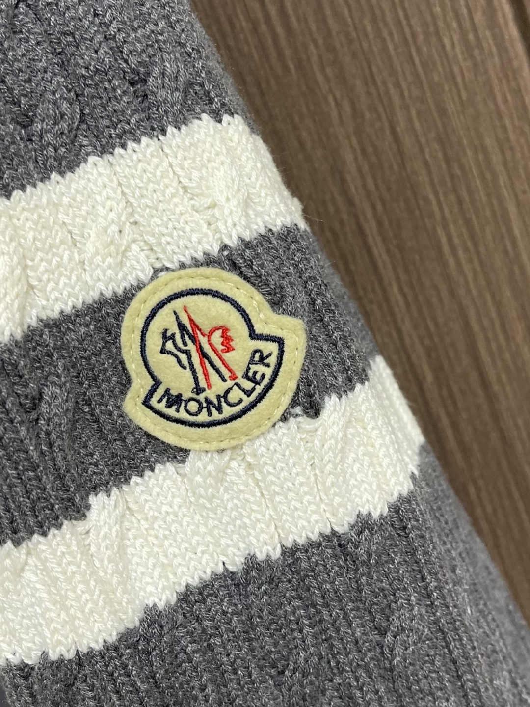 Moncler Jacket Wool Striped M-l