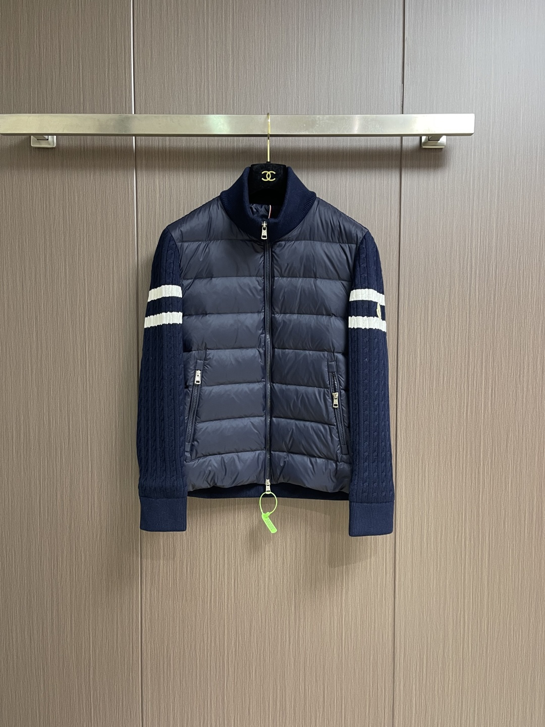 Moncler Jacket Wool Striped M-l