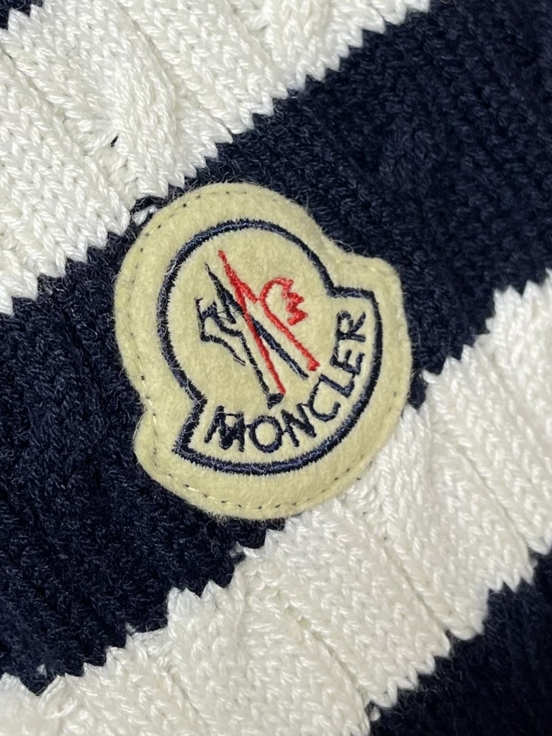 Moncler Jacket Wool Striped M-l