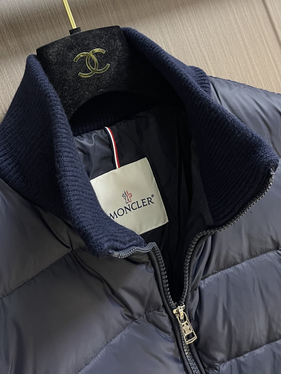 Moncler Jacket Wool Striped M-l