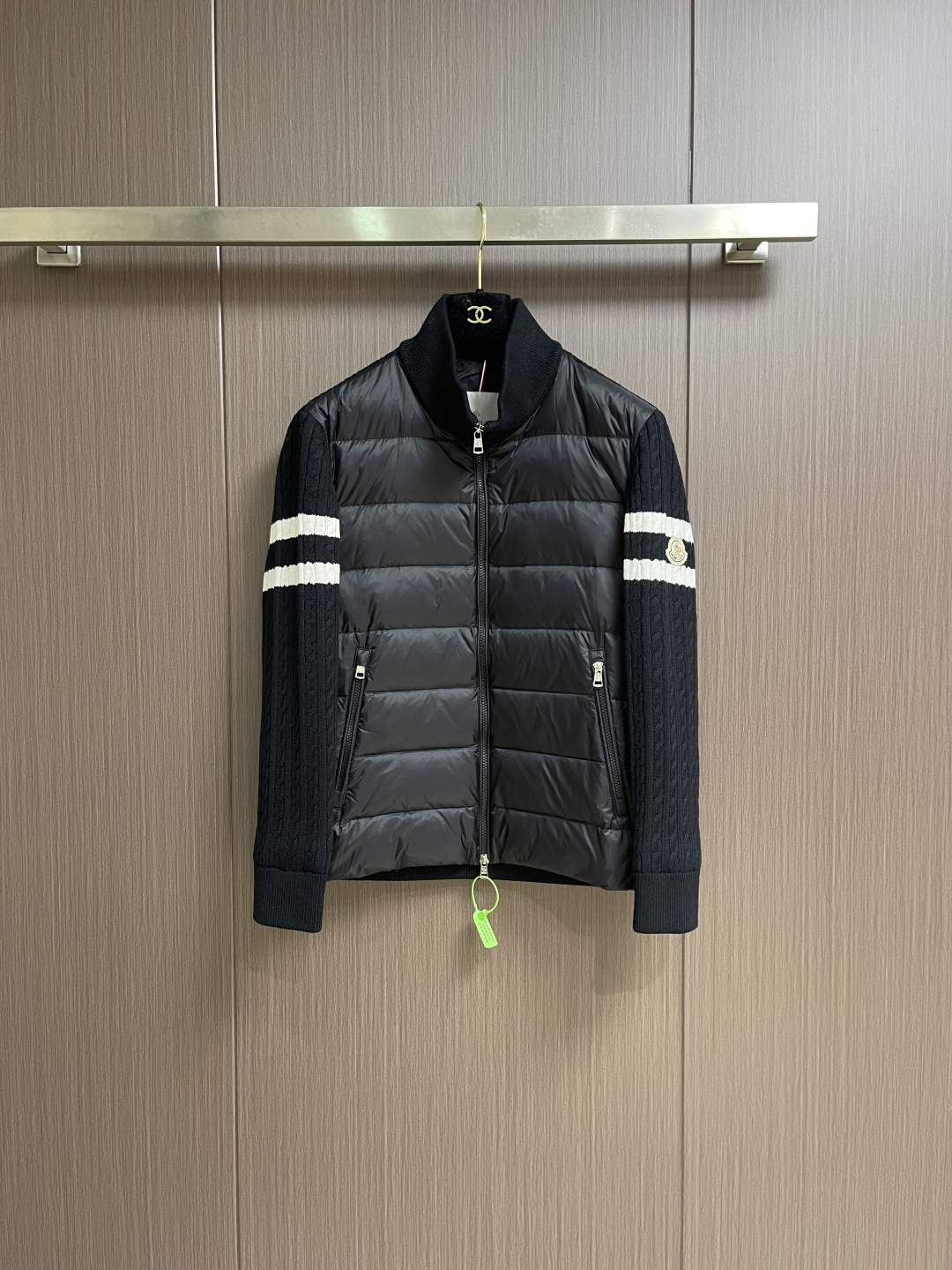 Moncler Jacket Wool Striped M-l