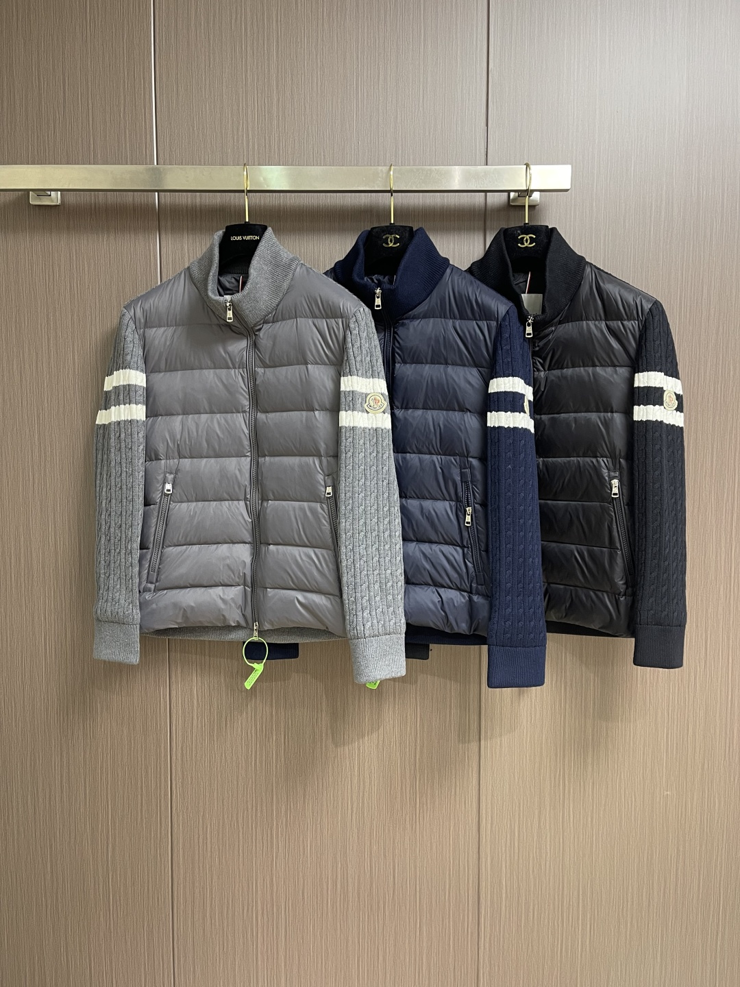Moncler Jacket Wool Striped M-l