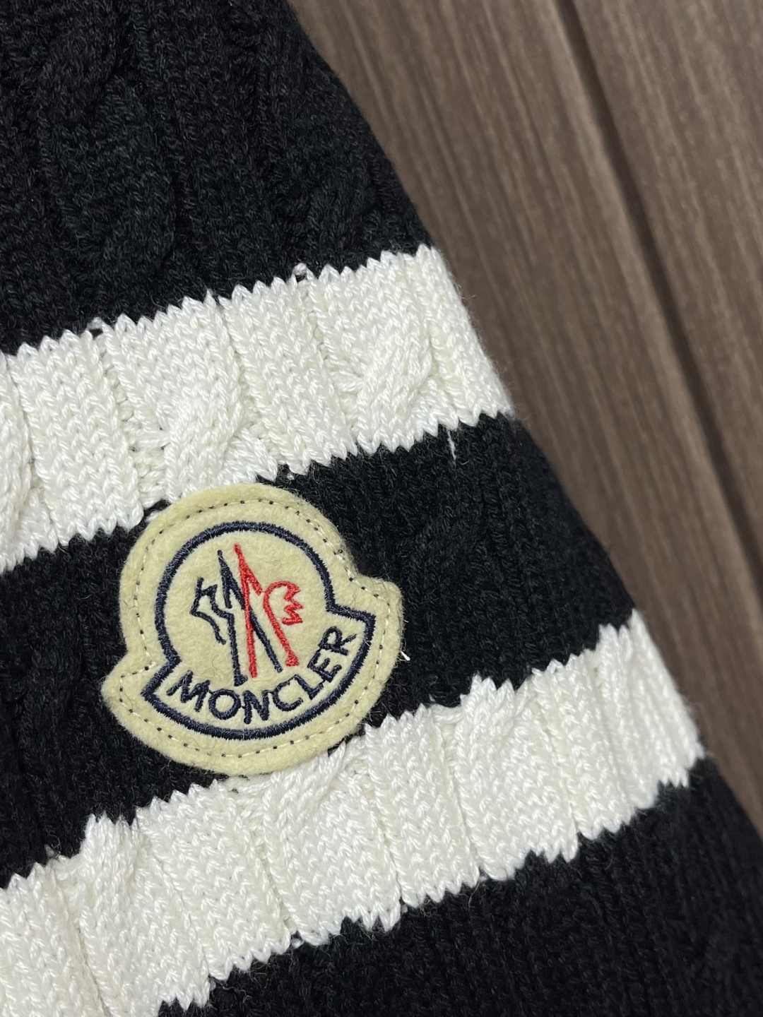 Moncler Jacket Wool Striped M-l
