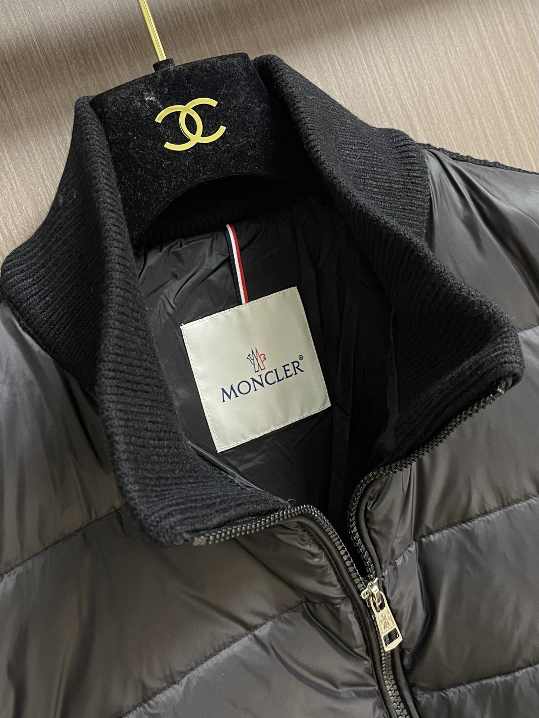 Moncler Jacket Wool Striped M-l