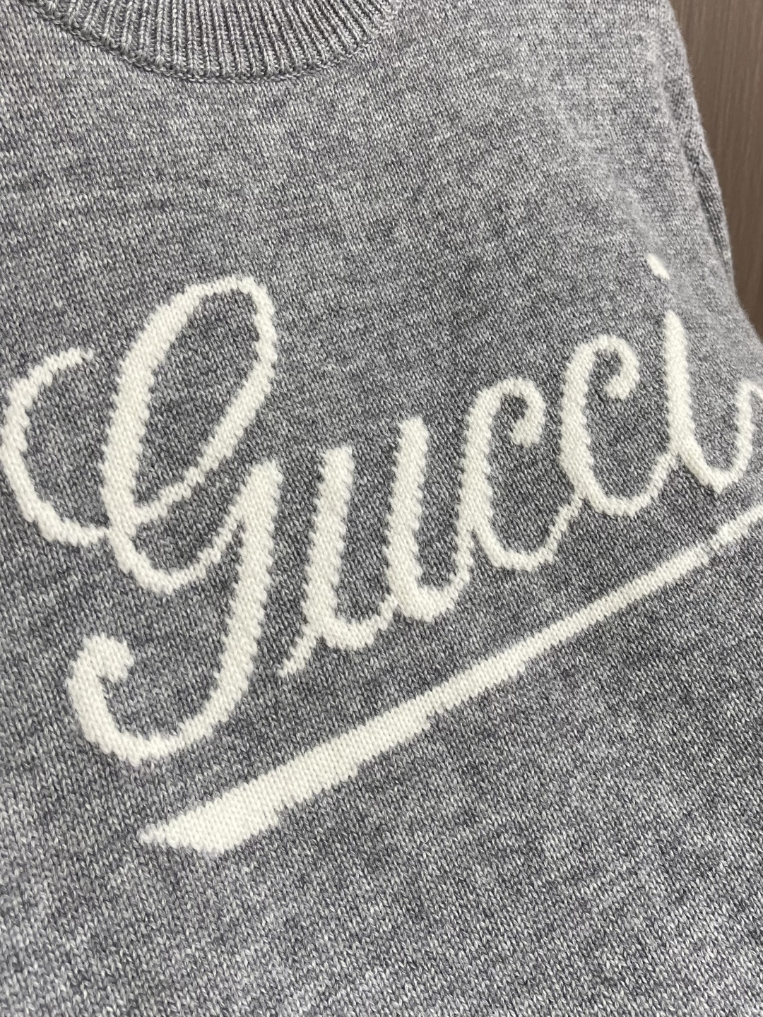 Gucci Basic Clothing Wool Gray Loose Fit S-m-l-xl