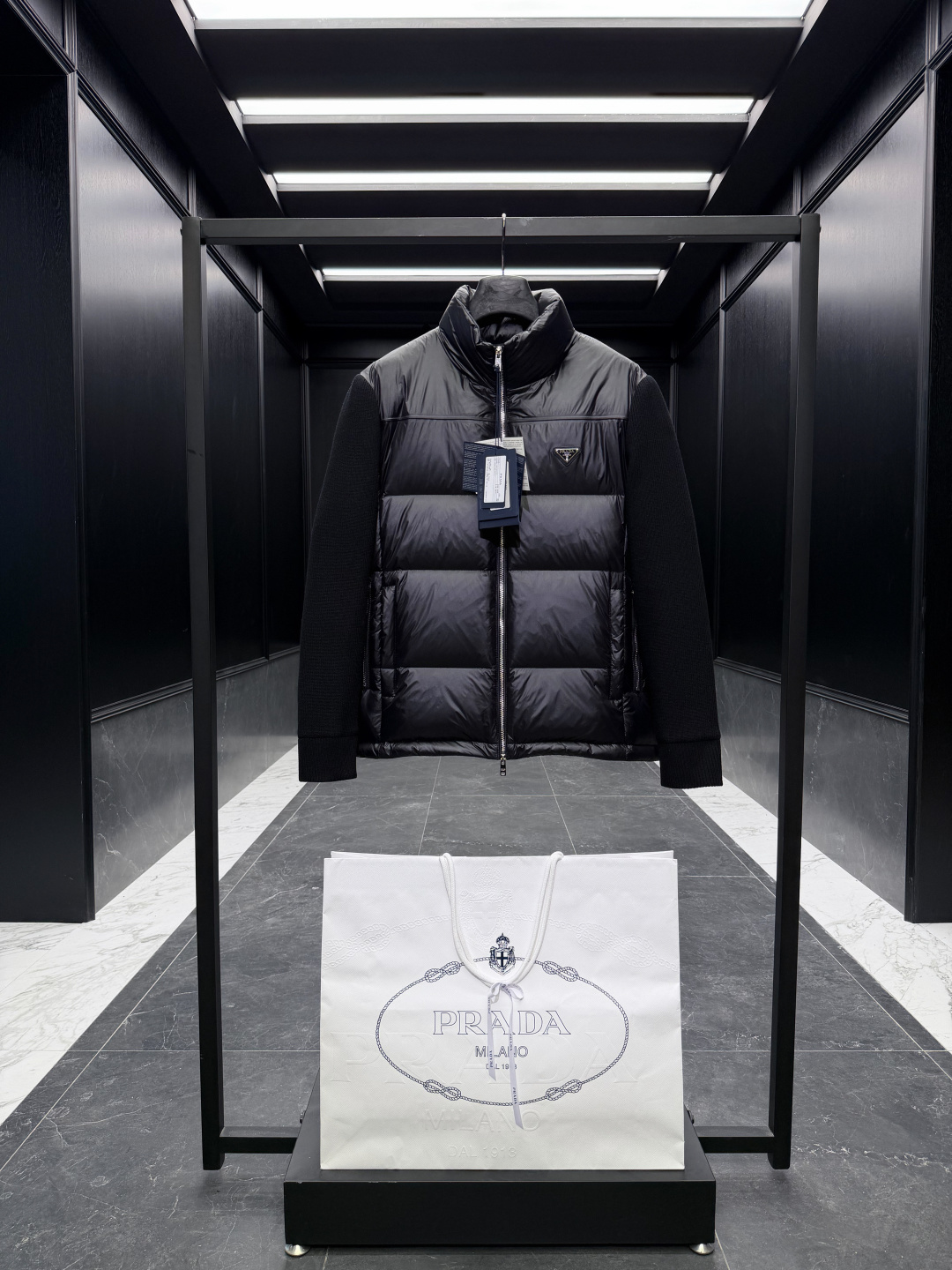 Prada Down Jacket Cotton Red S-m-l-xl