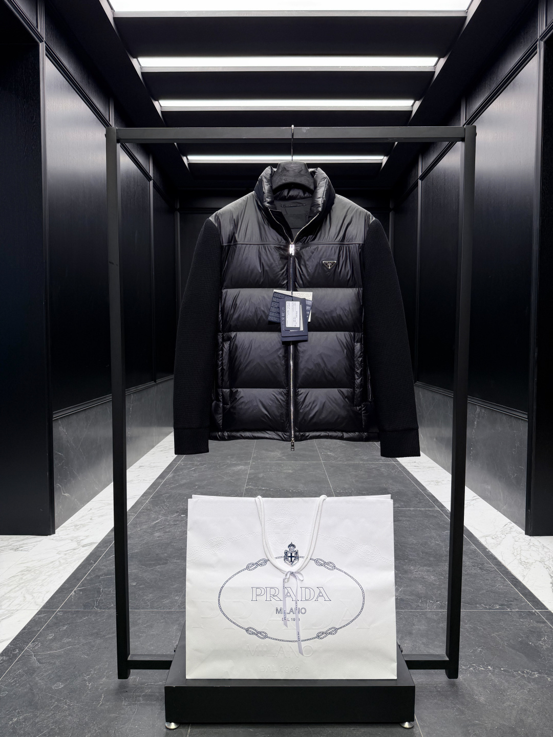 Prada Down Jacket Cotton Red S-m-l-xl