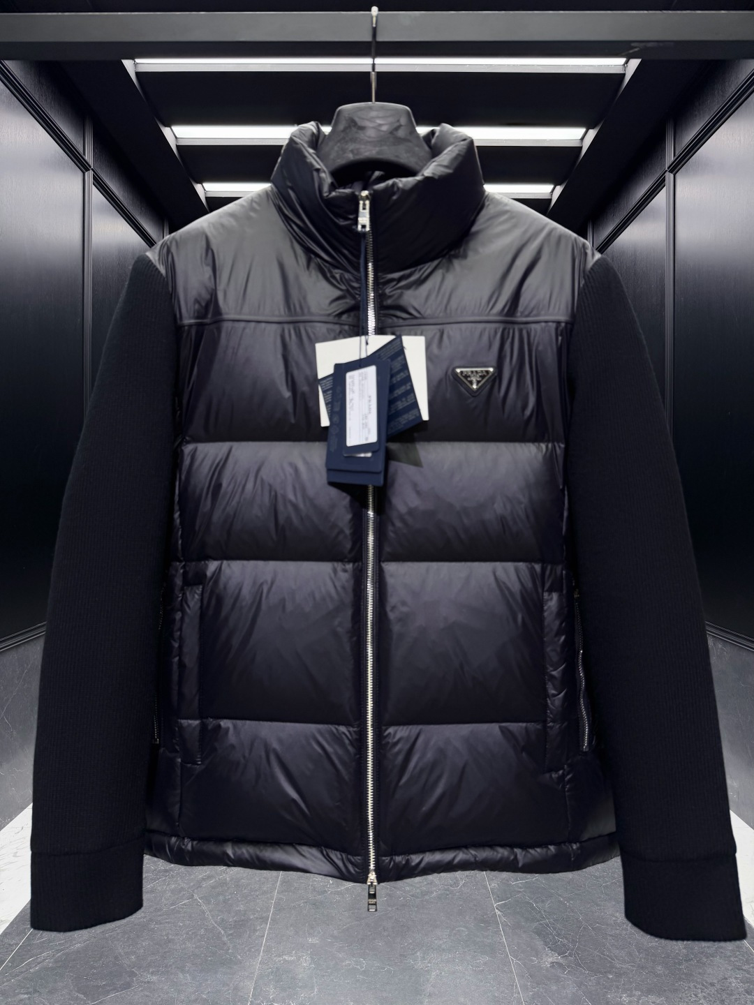 Prada Down Jacket Cotton Red S-m-l-xl