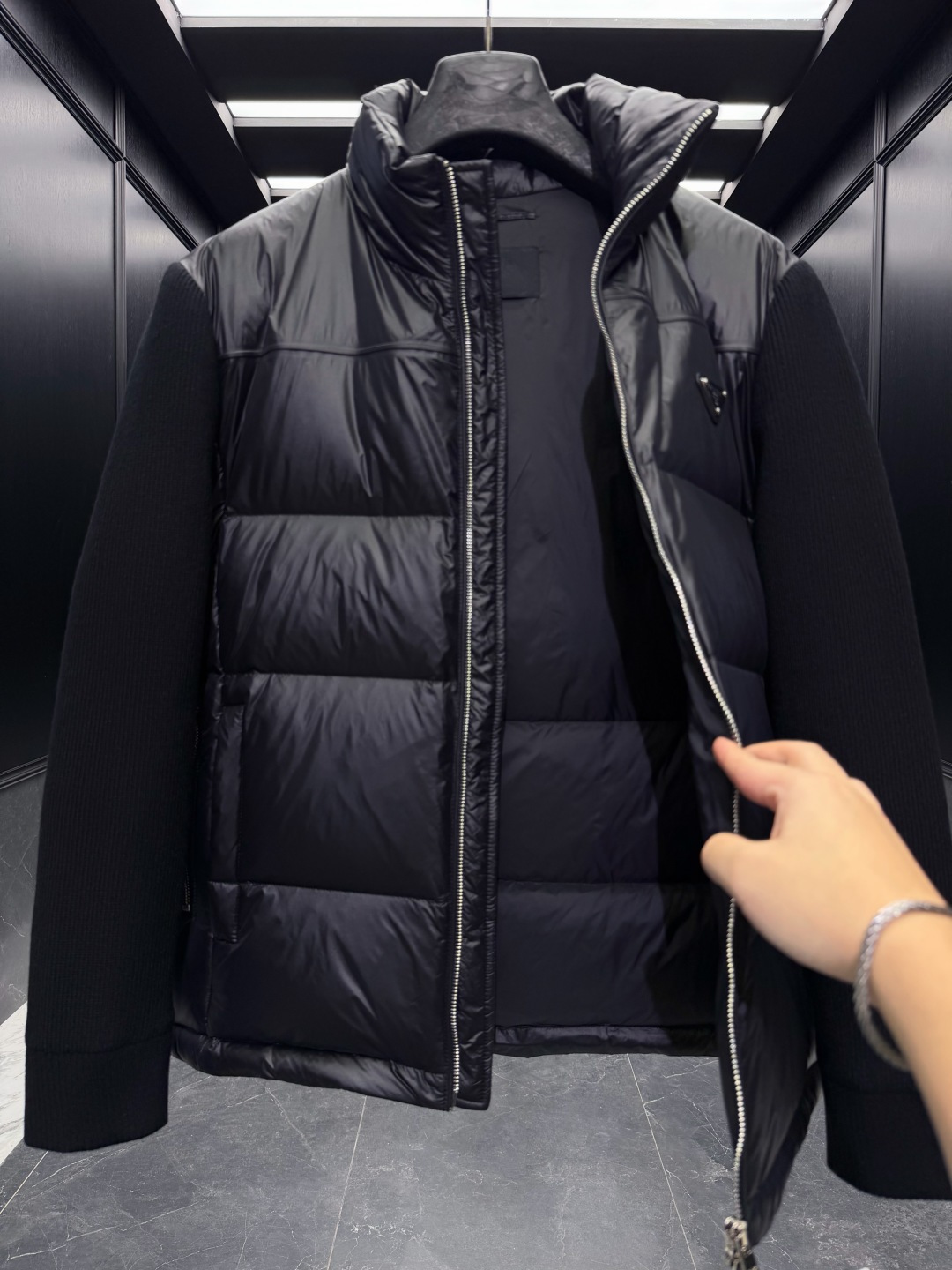 Prada Down Jacket Cotton Red S-m-l-xl