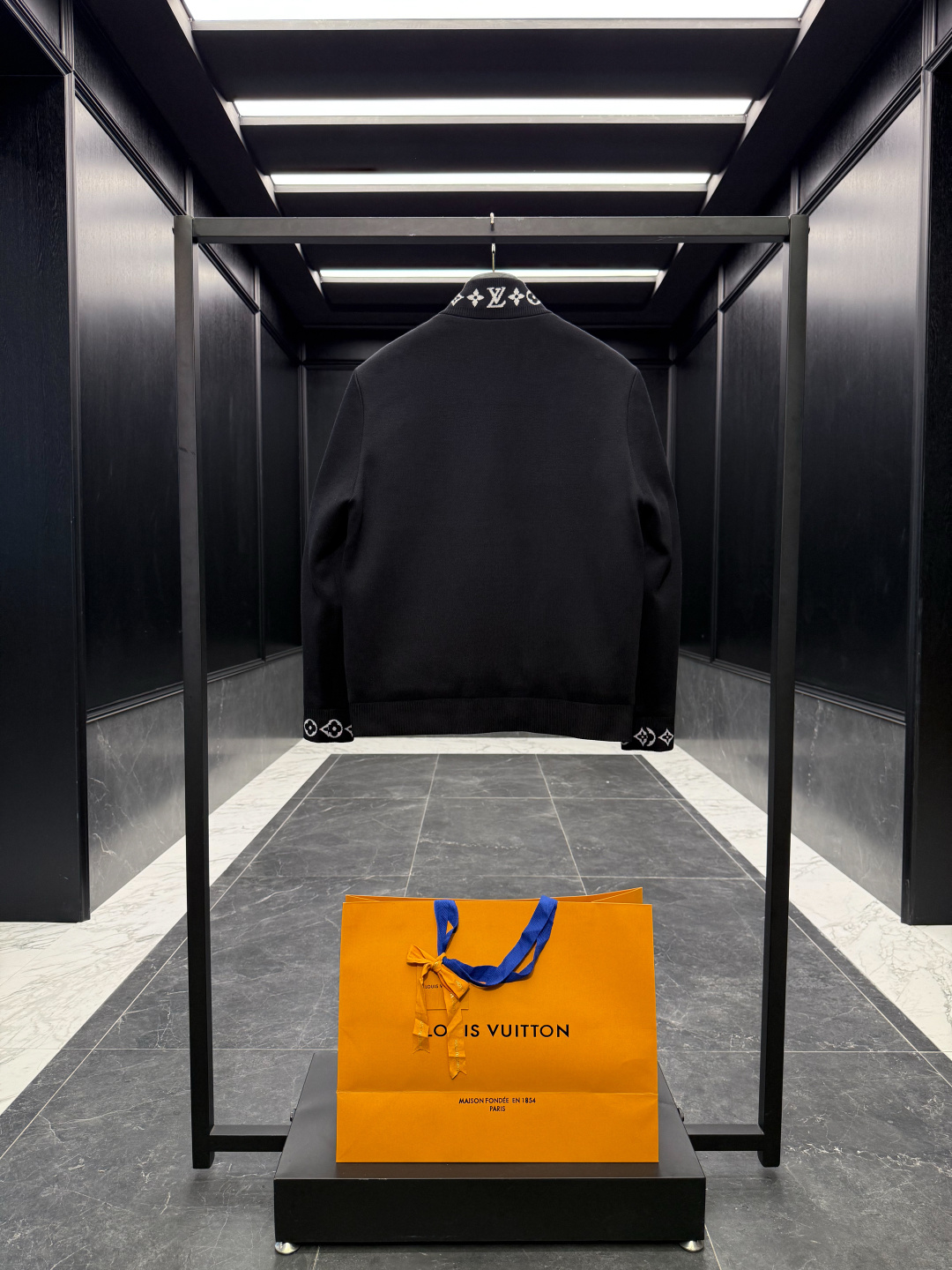 Louis Vuitton Jacket Wool Black S-m-l