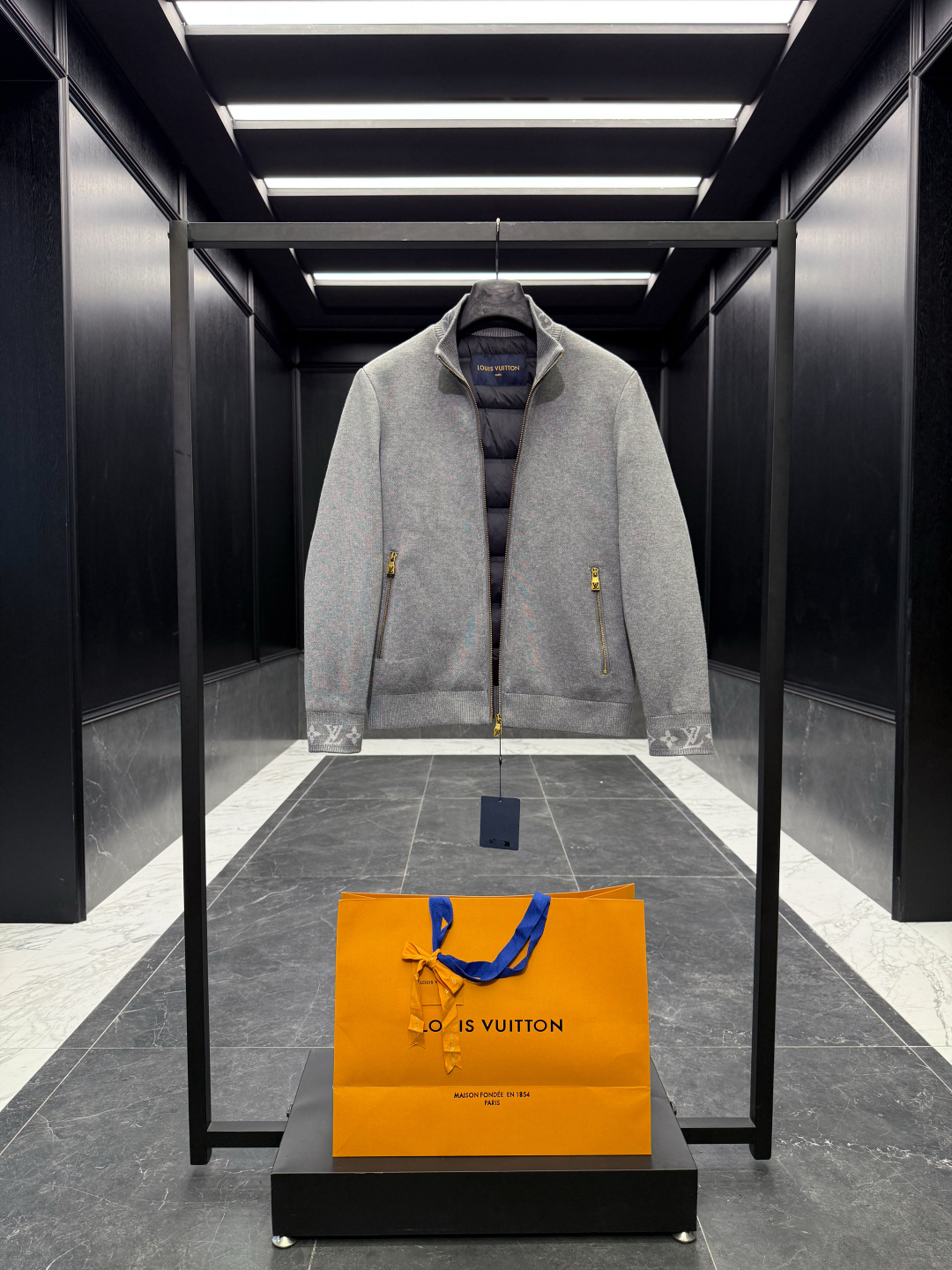 Louis Vuitton Jacket Wool Black S-m-l