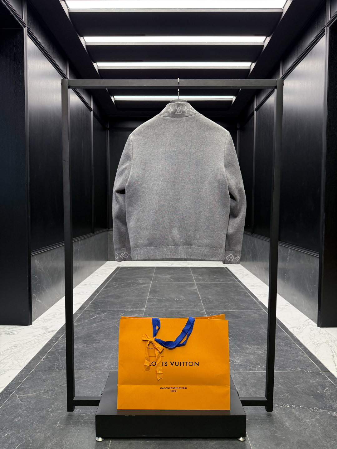 Louis Vuitton Jacket Wool Black S-m-l