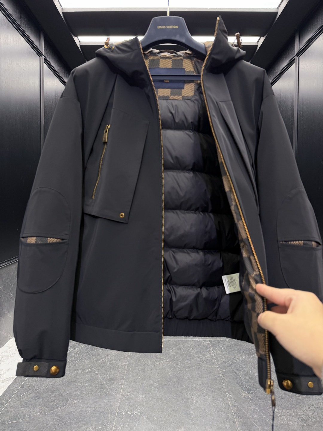 Louis Vuitton Down Jacket Goose Down Hooded S-m-l-xl
