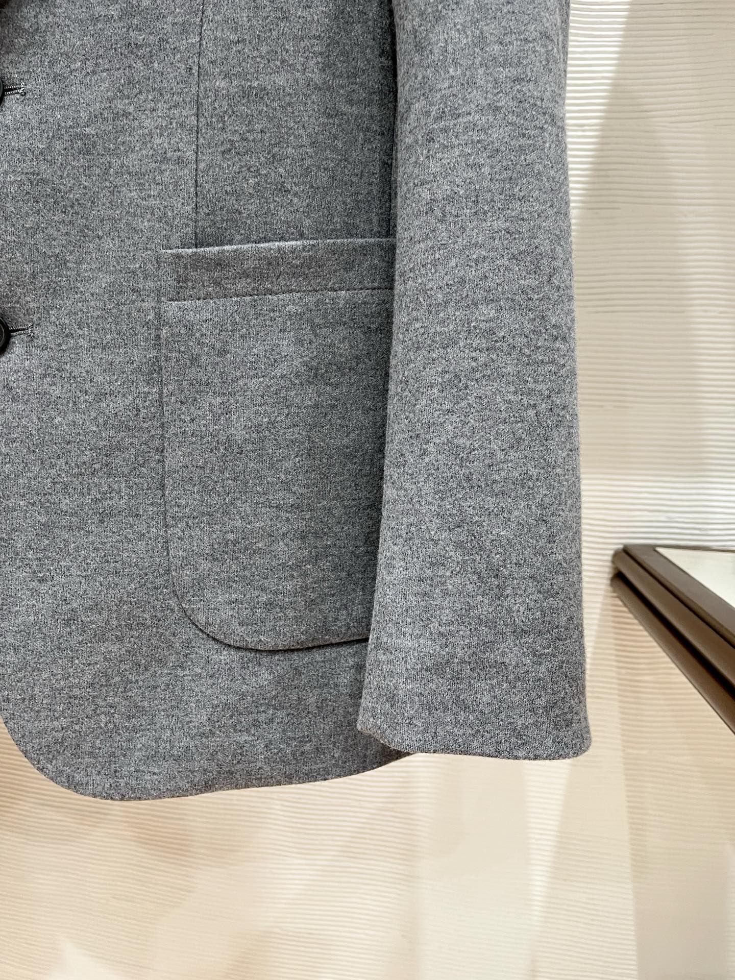 Loro Piana Male Basic Clothing Cotton Gray Slim Fit M-l-xl