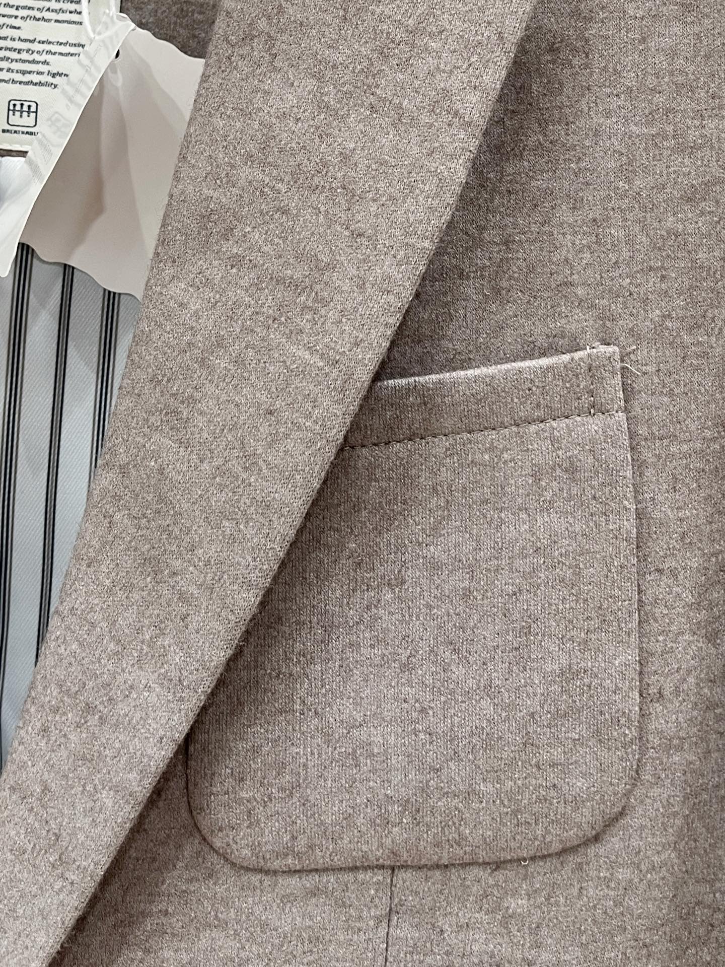 Loro Piana Male Basic Clothing Cotton Gray Slim Fit M-l-xl